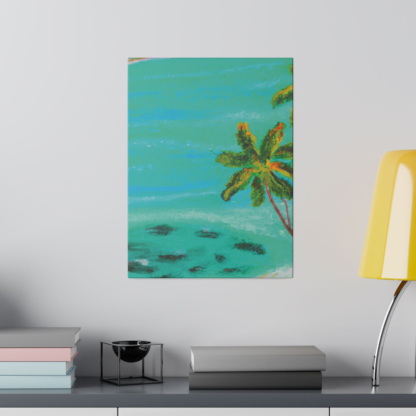 1417P - Bahamas Ocean Painting Print | Bahamas | Ocean | Beach | Poster | Home Decor | Wall Art | Canvas