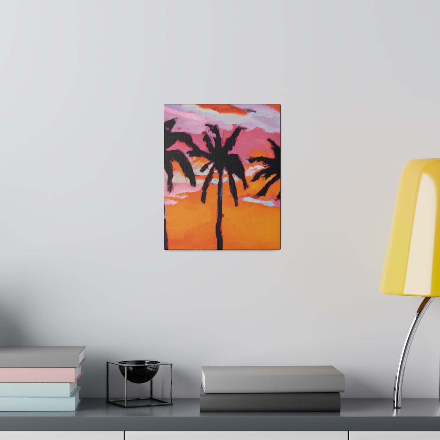 4491U - Miami Beach Sunset Painting Print | Miami | Beach | Sunset | Poster | Home Decor | Wall Art | Canvas