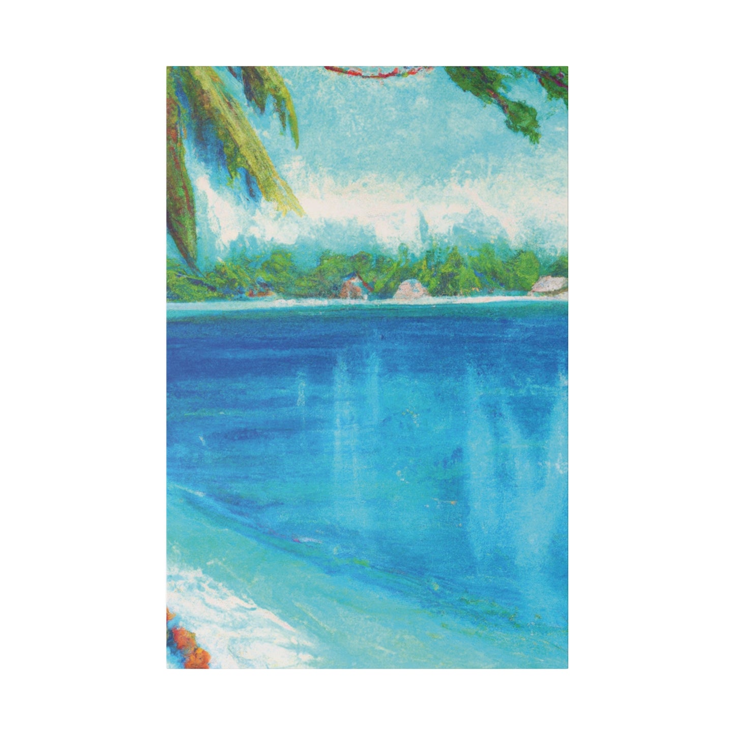 3198N - Bahamas Ocean Painting Print | Bahamas | Ocean | Beach | Poster | Home Decor | Wall Art | Canvas