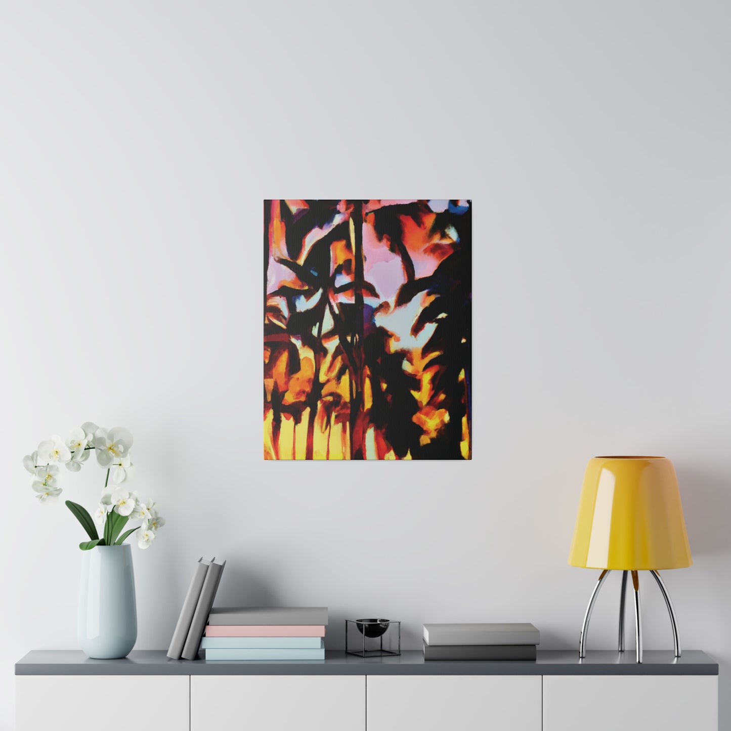 9123T - Miami Beach Sunset Painting Print | Miami | Beach | Sunset | Poster | Home Decor | Wall Art | Canvas