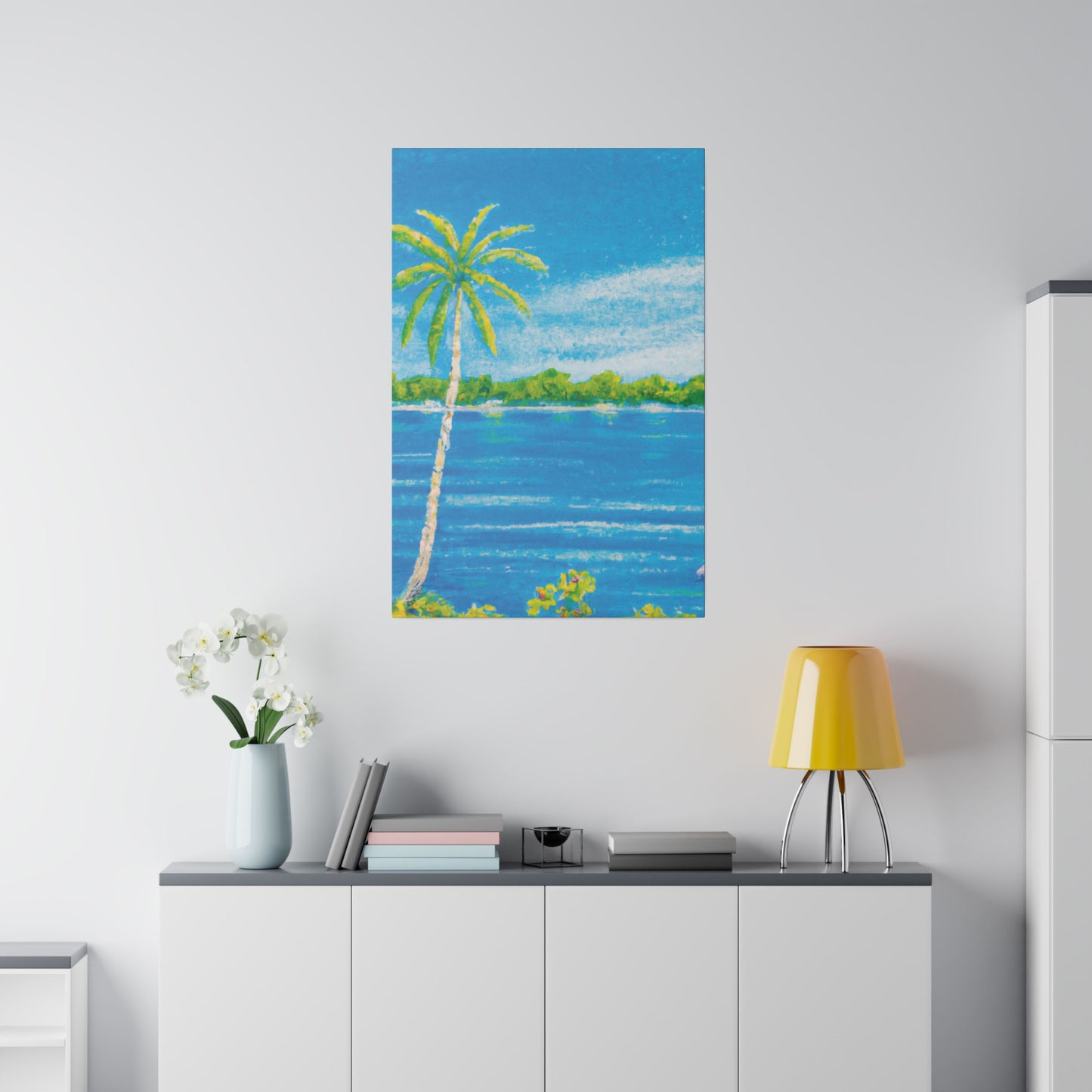 9803Q - Bahamas Ocean Painting Print | Bahamas | Ocean | Beach | Poster | Home Decor | Wall Art | Canvas