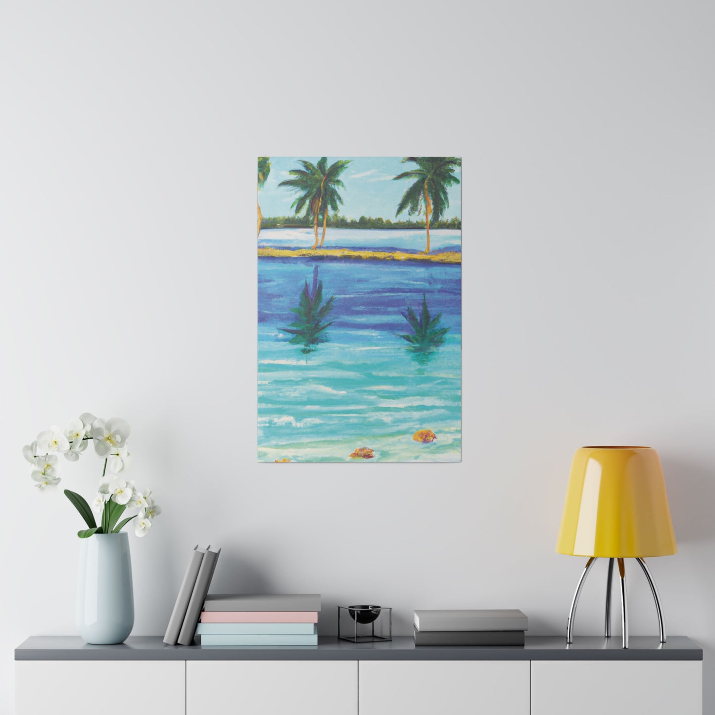 9768P - Bahamas Ocean Painting Print | Bahamas | Ocean | Beach | Poster | Home Decor | Wall Art | Canvas