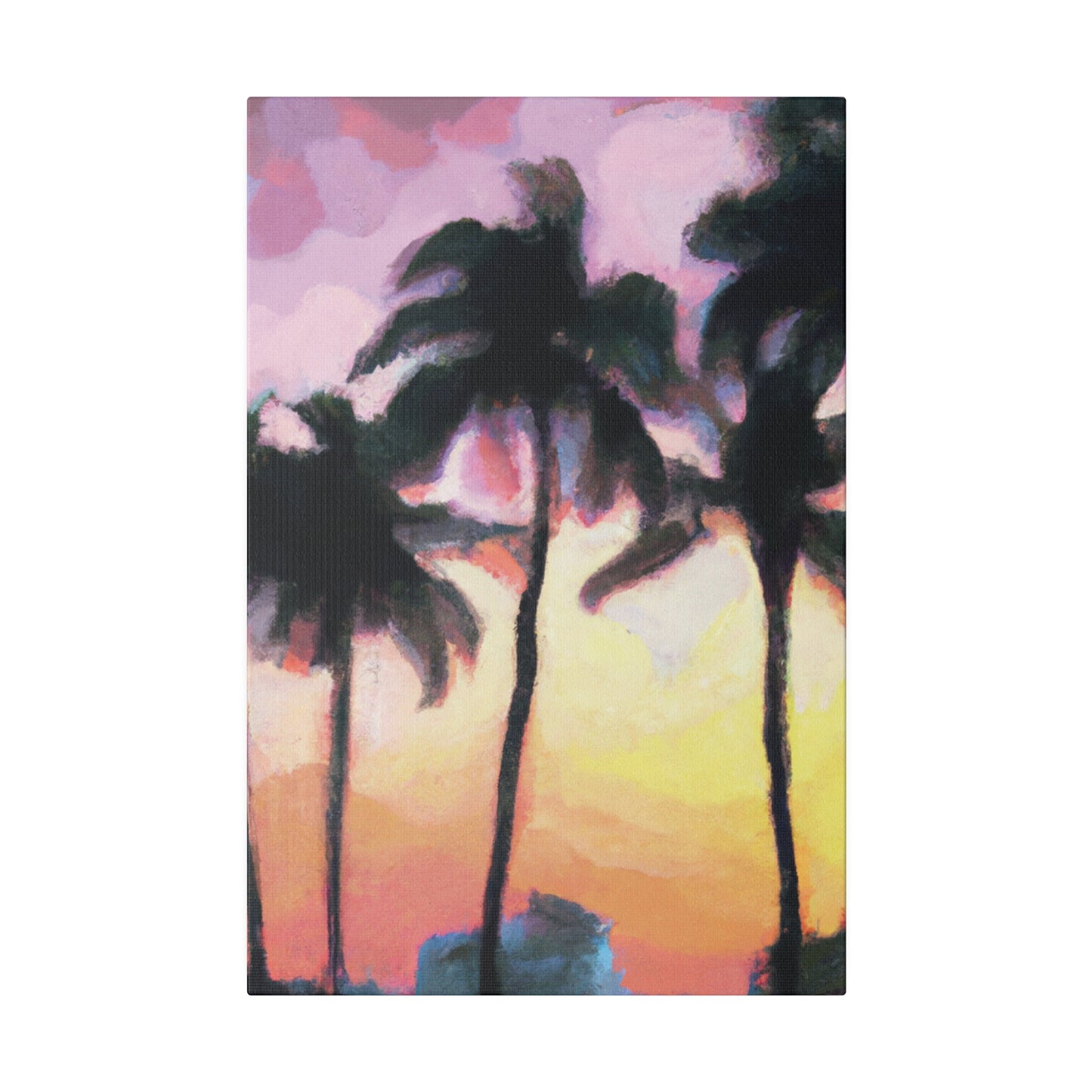 7184X - Miami Beach Sunset Painting Print | Miami | Beach | Sunset | Poster | Home Decor | Wall Art | Canvas