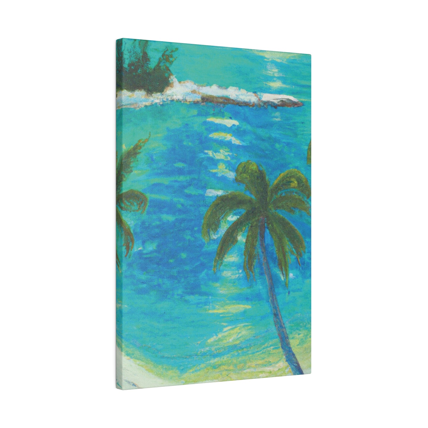 4512F - Bahamas Ocean Painting Print | Bahamas | Ocean | Beach | Poster | Home Decor | Wall Art | Canvas