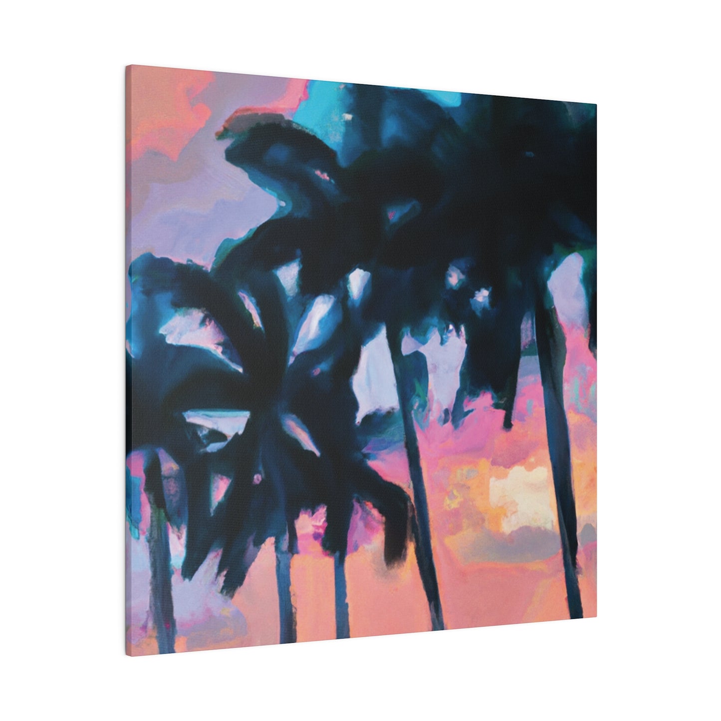 7234X - Miami Beach Sunset Painting Print | Miami | Beach | Sunset | Poster | Home Decor | Wall Art | Canvas