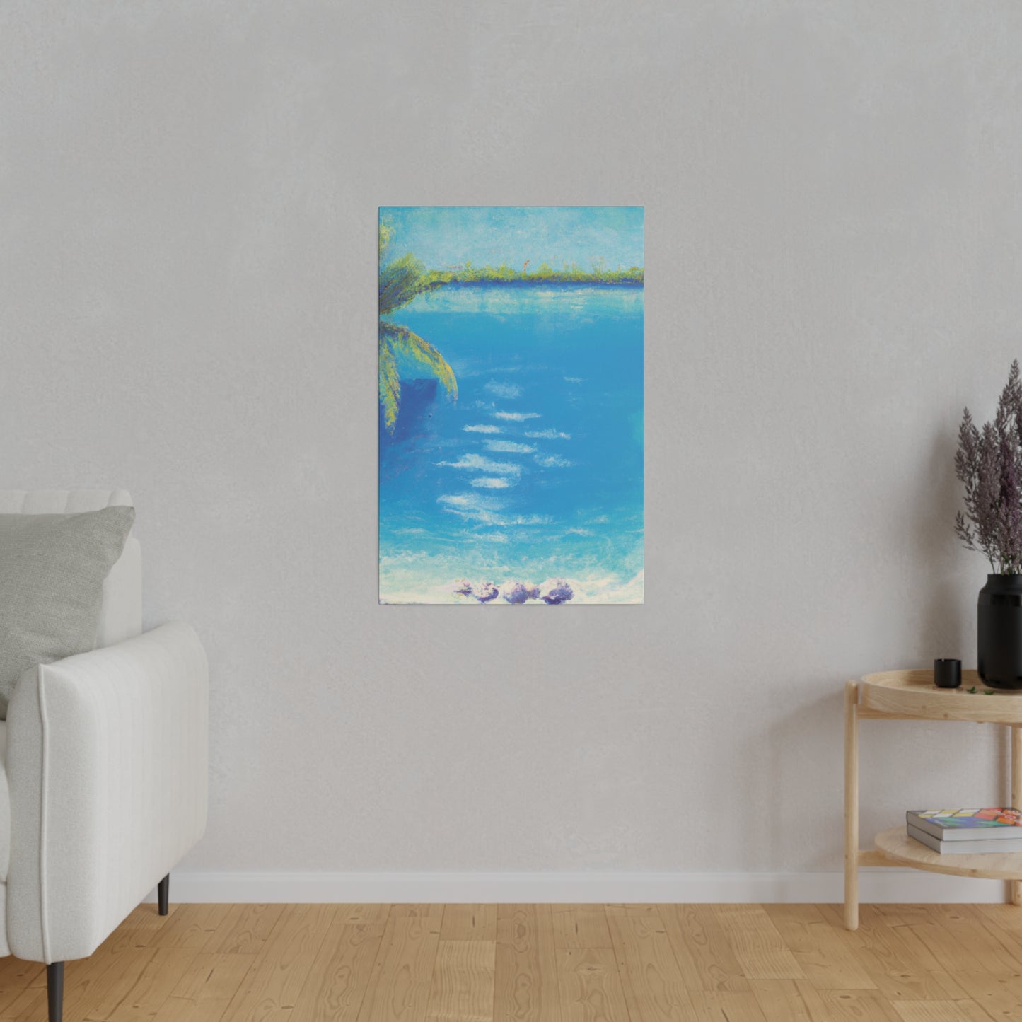 9819K - Bahamas Ocean Painting Print | Bahamas | Ocean | Beach | Poster | Home Decor | Wall Art | Canvas