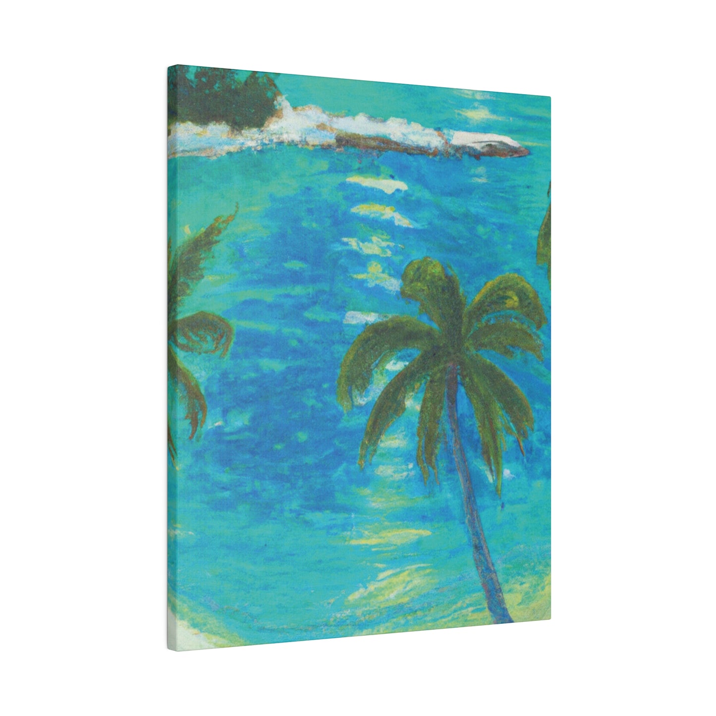 4512F - Bahamas Ocean Painting Print | Bahamas | Ocean | Beach | Poster | Home Decor | Wall Art | Canvas