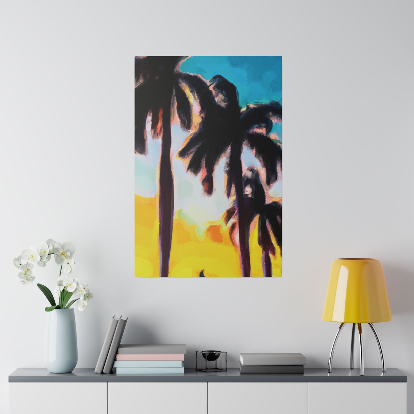 5485W - Miami Beach Sunset Painting Print | Miami | Beach | Sunset | Poster | Home Decor | Wall Art | Canvas