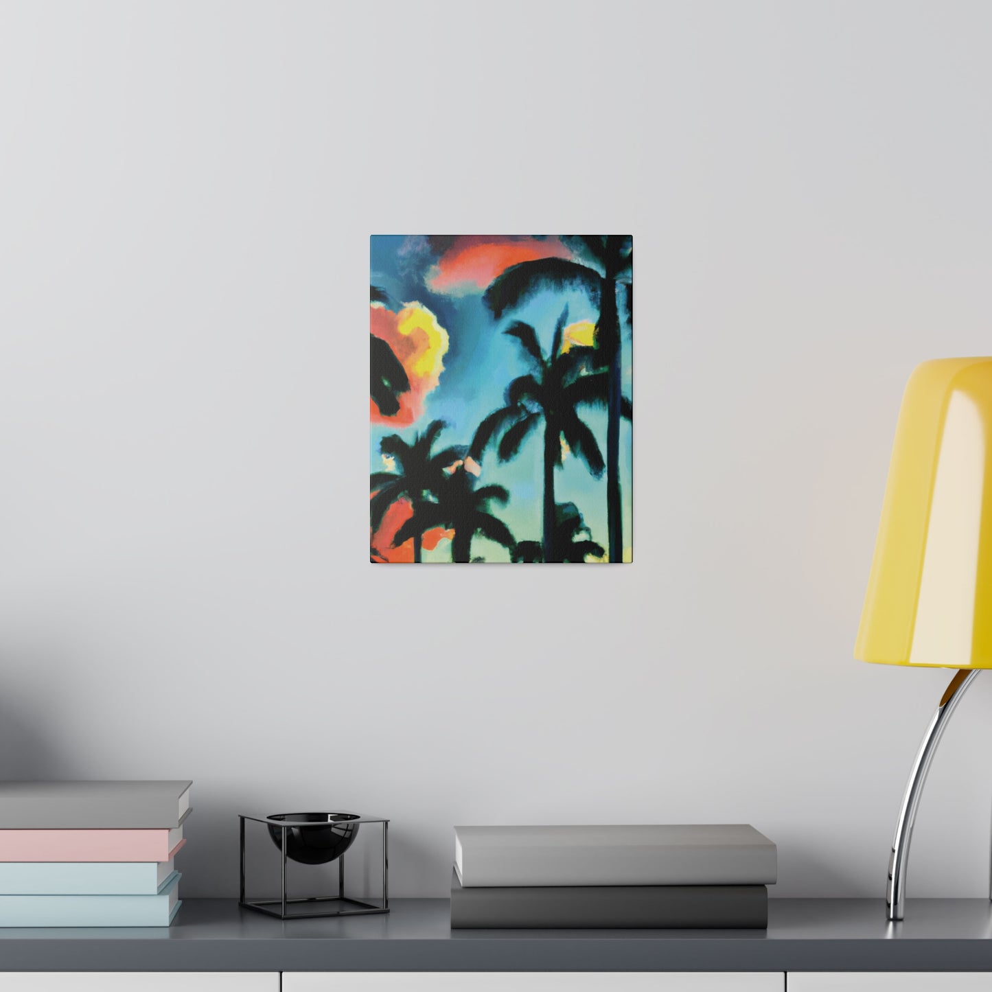 8724W - Miami Beach Sunset Painting Print | Miami | Beach | Sunset | Poster | Home Decor | Wall Art | Canvas