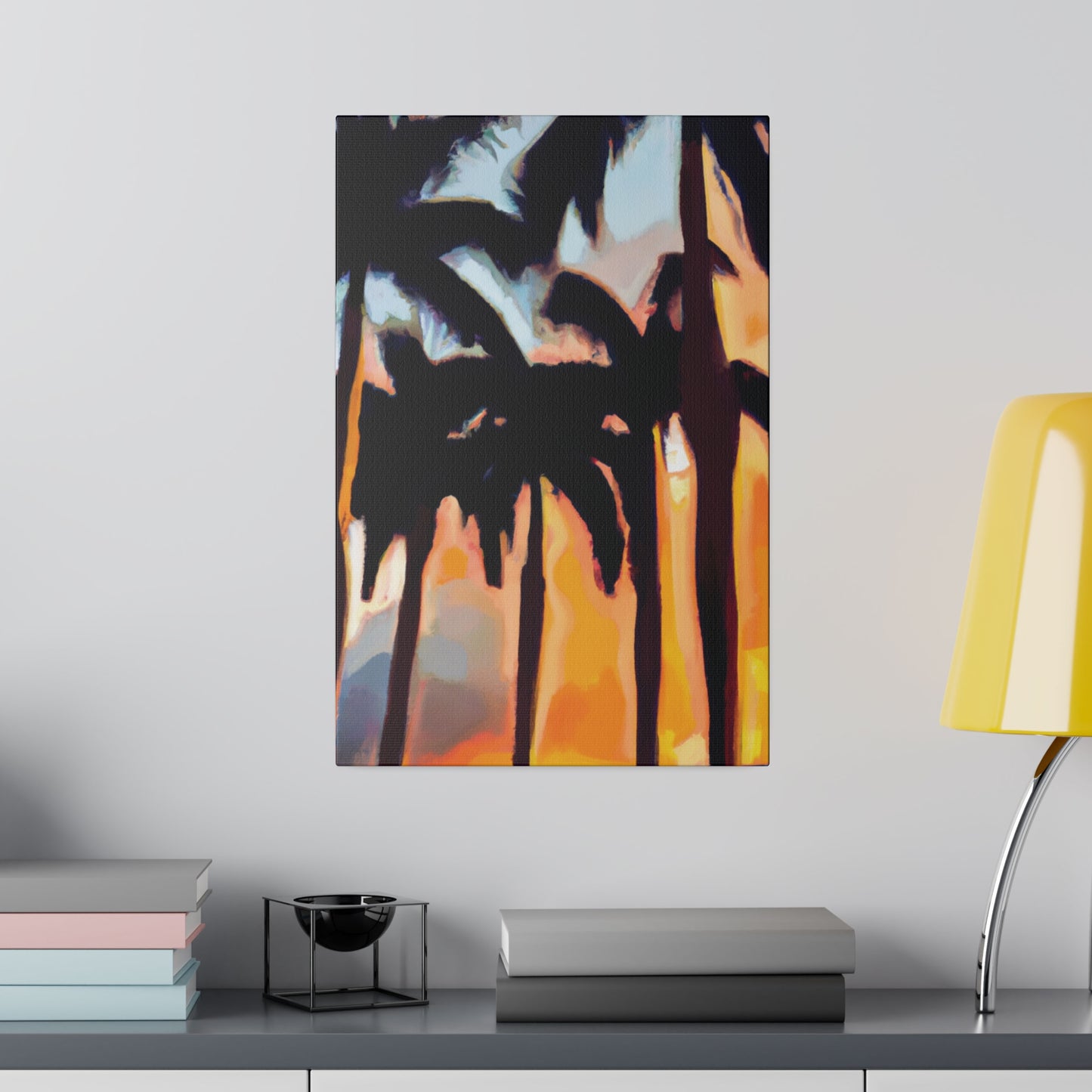 5642H - Miami Beach Sunset Painting Print | Miami | Beach | Sunset | Poster | Home Decor | Wall Art | Canvas