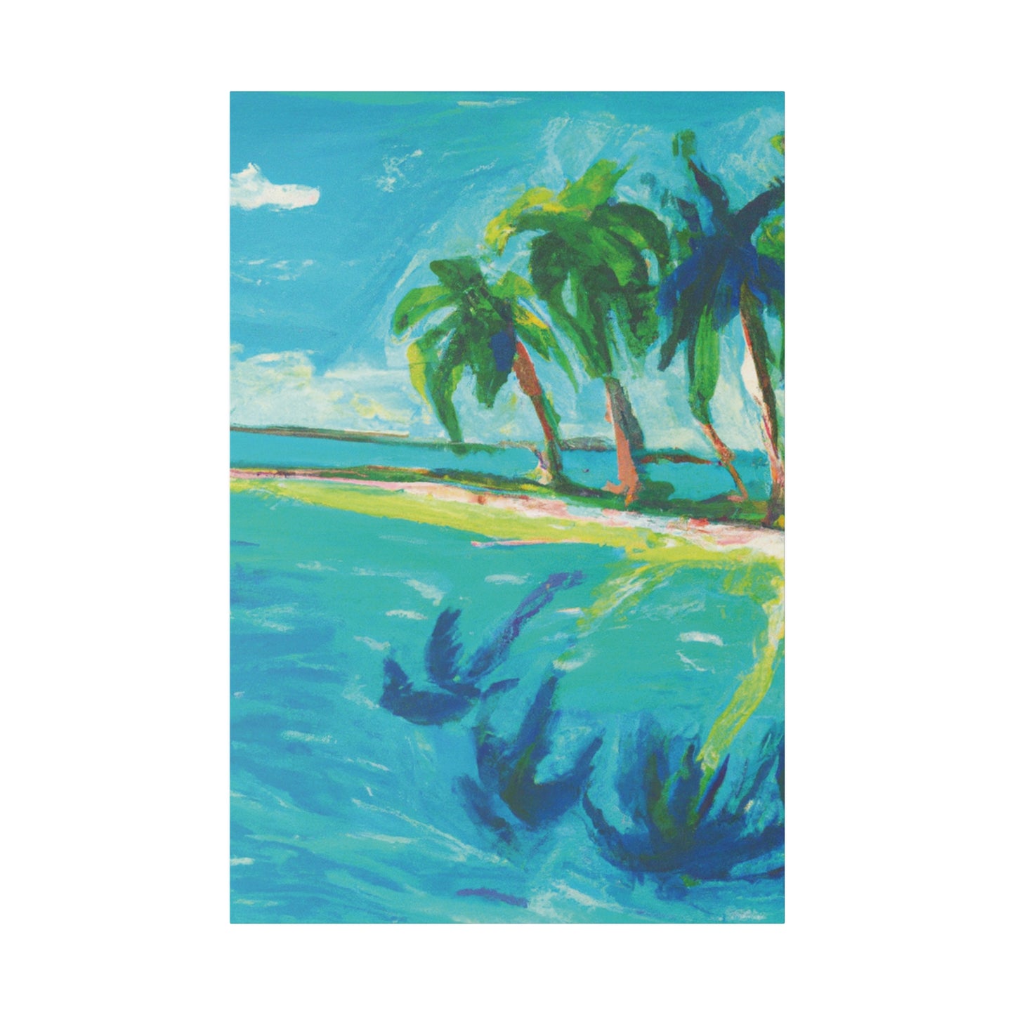 7326Z - Bahamas Ocean Painting Print | Bahamas | Ocean | Beach | Poster | Home Decor | Wall Art | Canvas