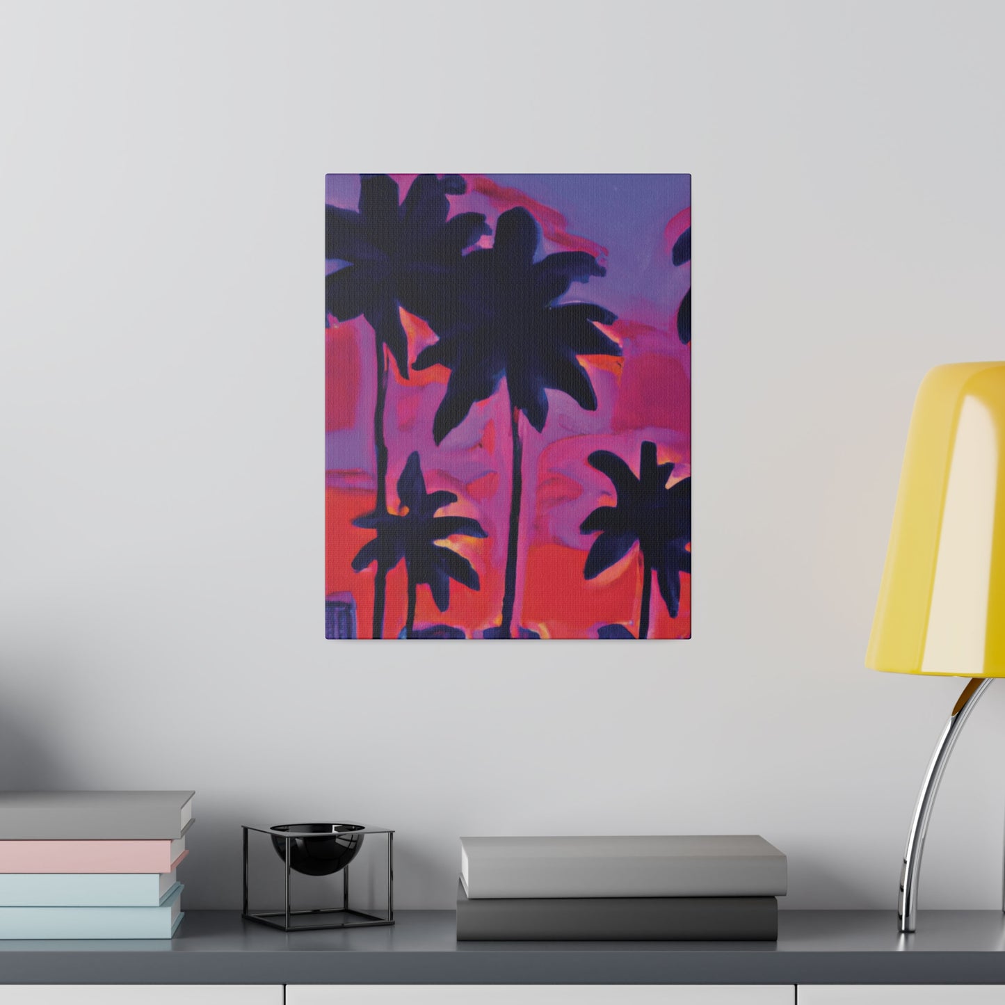 641R - Miami Beach Sunset Painting Print | Miami | Beach | Sunset | Poster | Home Decor | Wall Art | Canvas