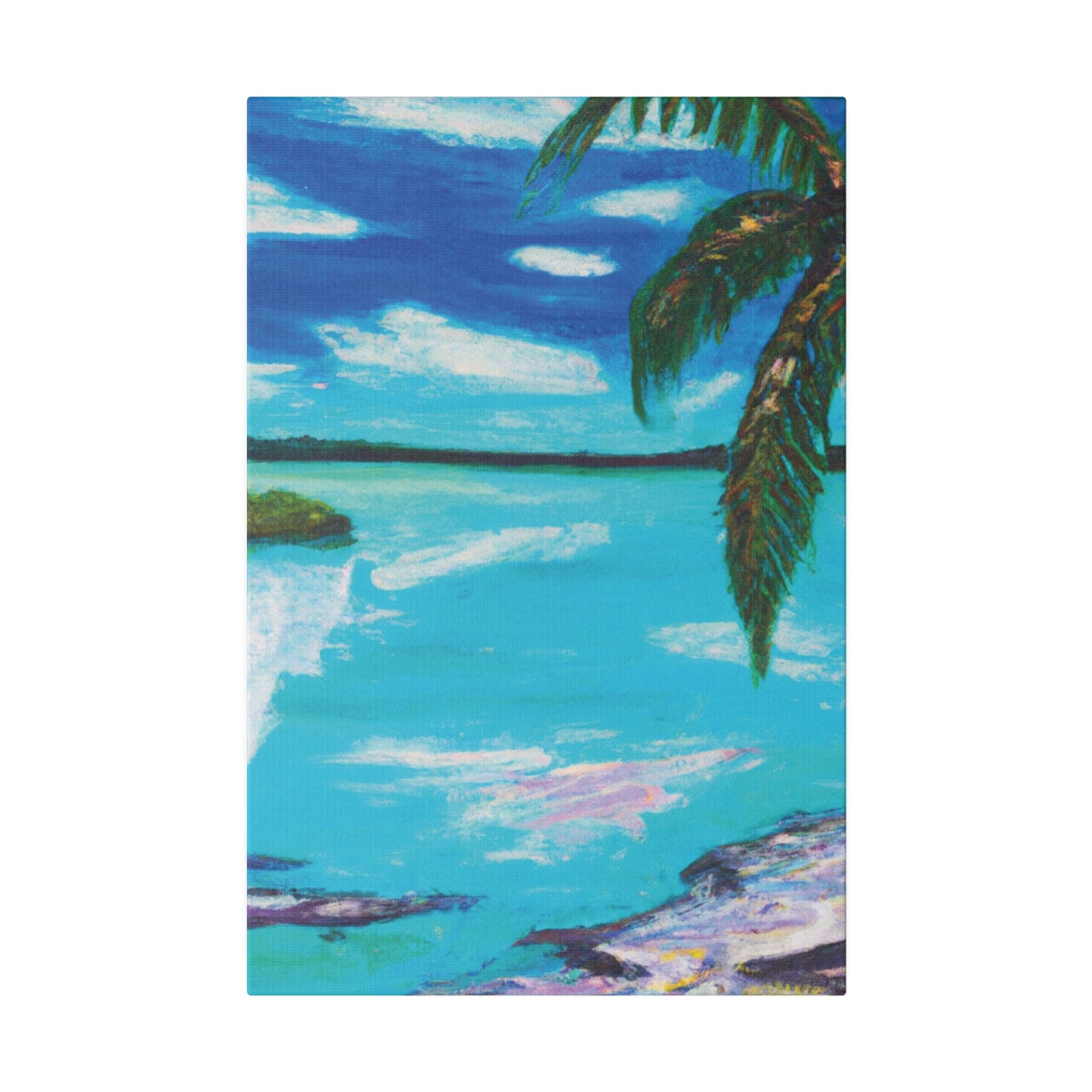 9184C - Bahamas Ocean Painting Print | Bahamas | Ocean | Beach | Poster | Home Decor | Wall Art | Canvas