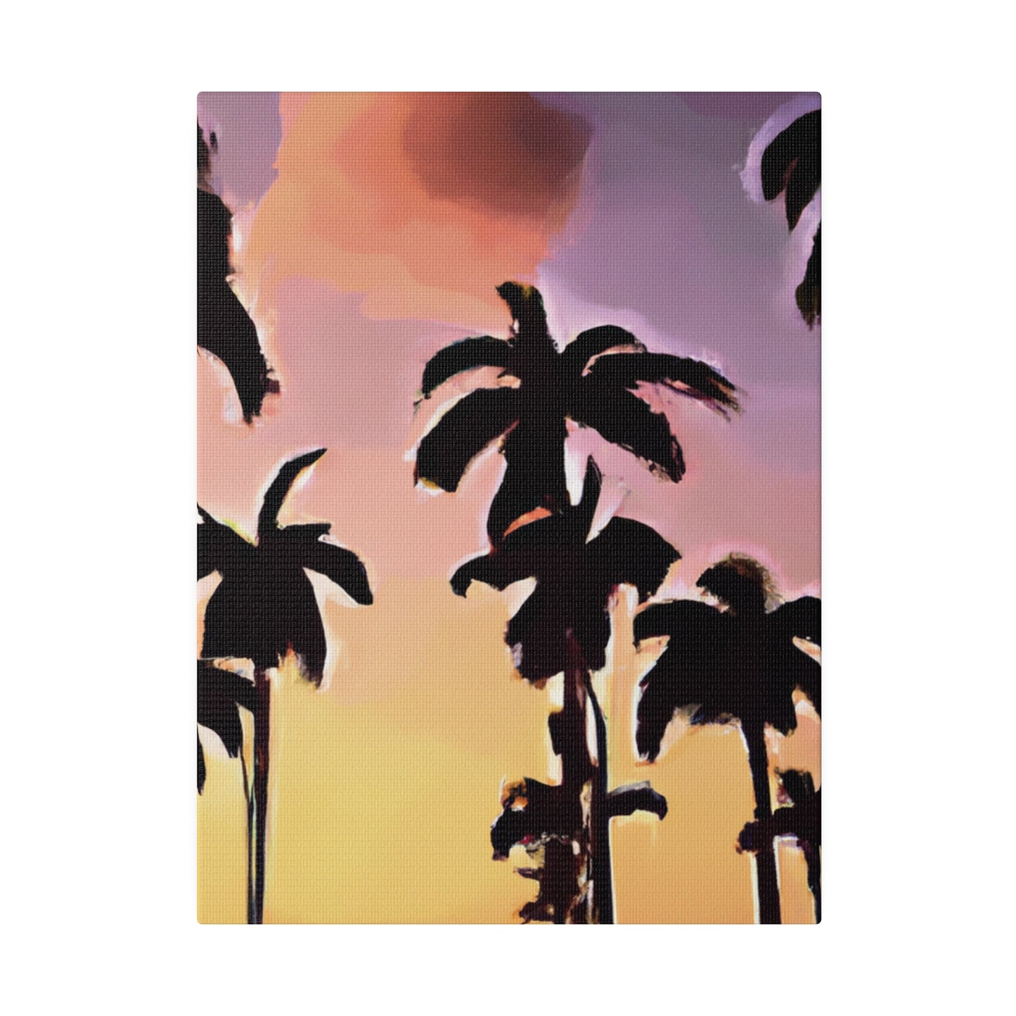 7792Z - Miami Beach Sunset Painting Print | Miami | Beach | Sunset | Poster | Home Decor | Wall Art | Canvas