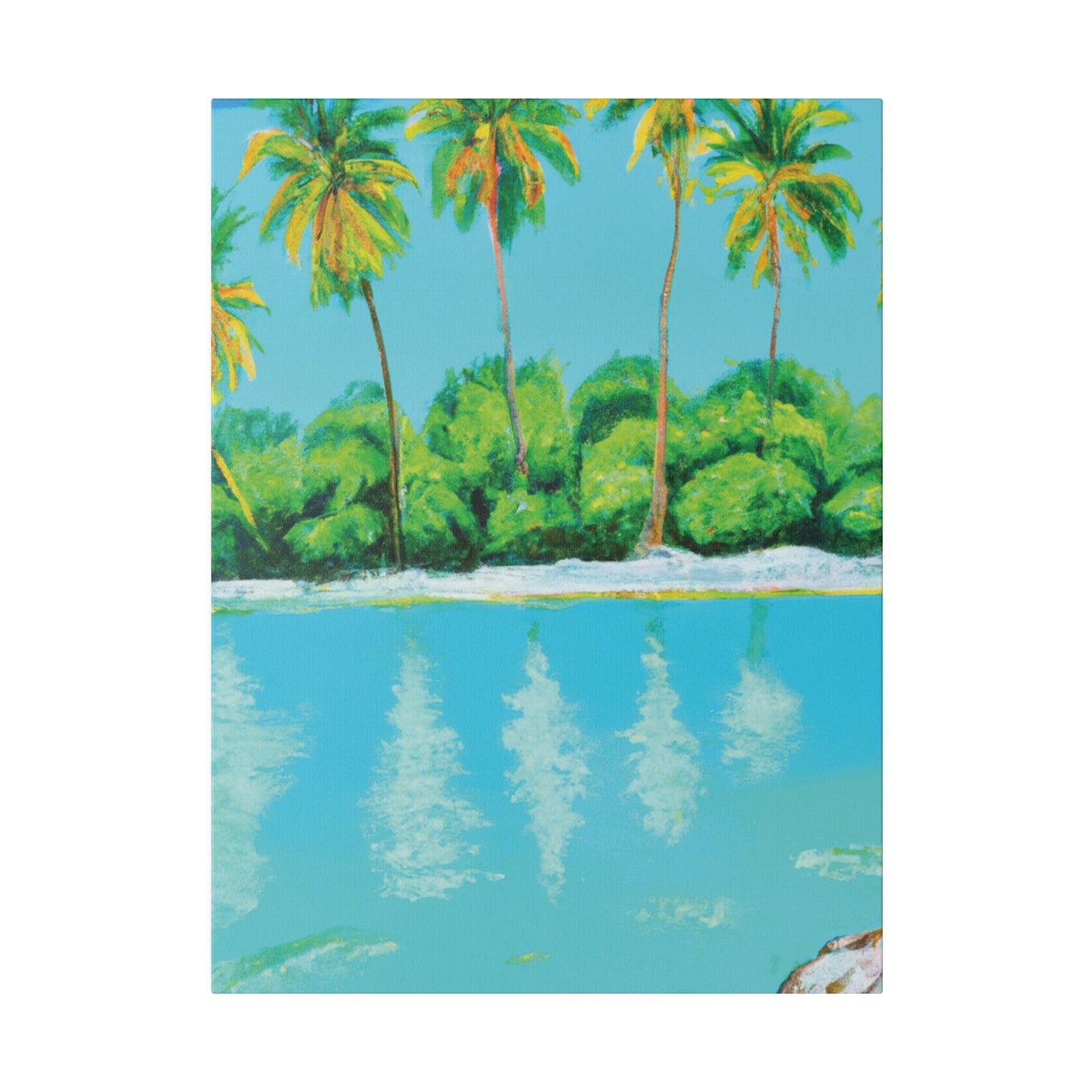 7552U - Bahamas Ocean Painting Print | Bahamas | Ocean | Beach | Poster | Home Decor | Wall Art | Canvas