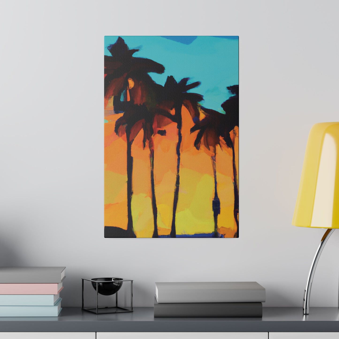 3606O - Miami Beach Sunset Painting Print | Miami | Beach | Sunset | Poster | Home Decor | Wall Art | Canvas