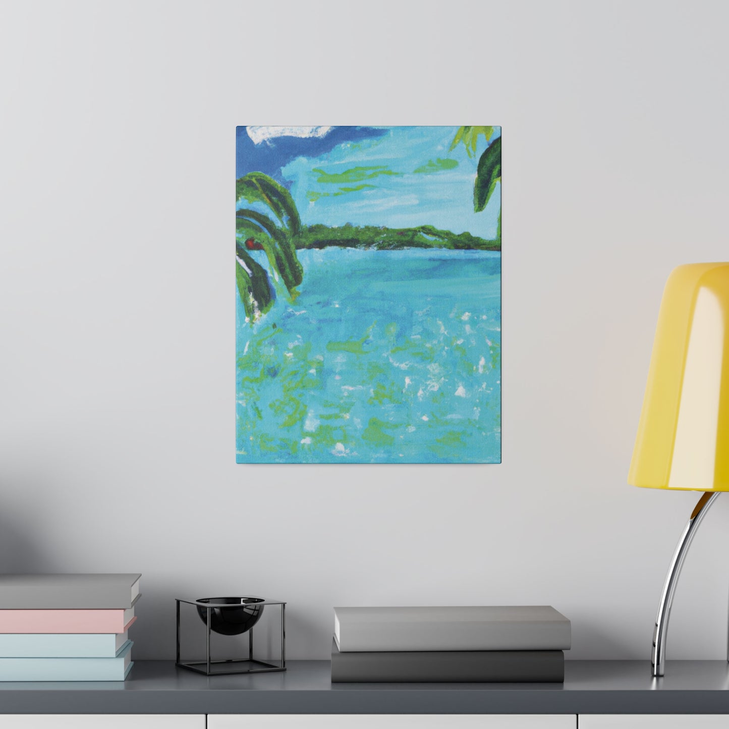 2143W - Bahamas Ocean Painting Print | Bahamas | Ocean | Beach | Poster | Home Decor | Wall Art | Canvas