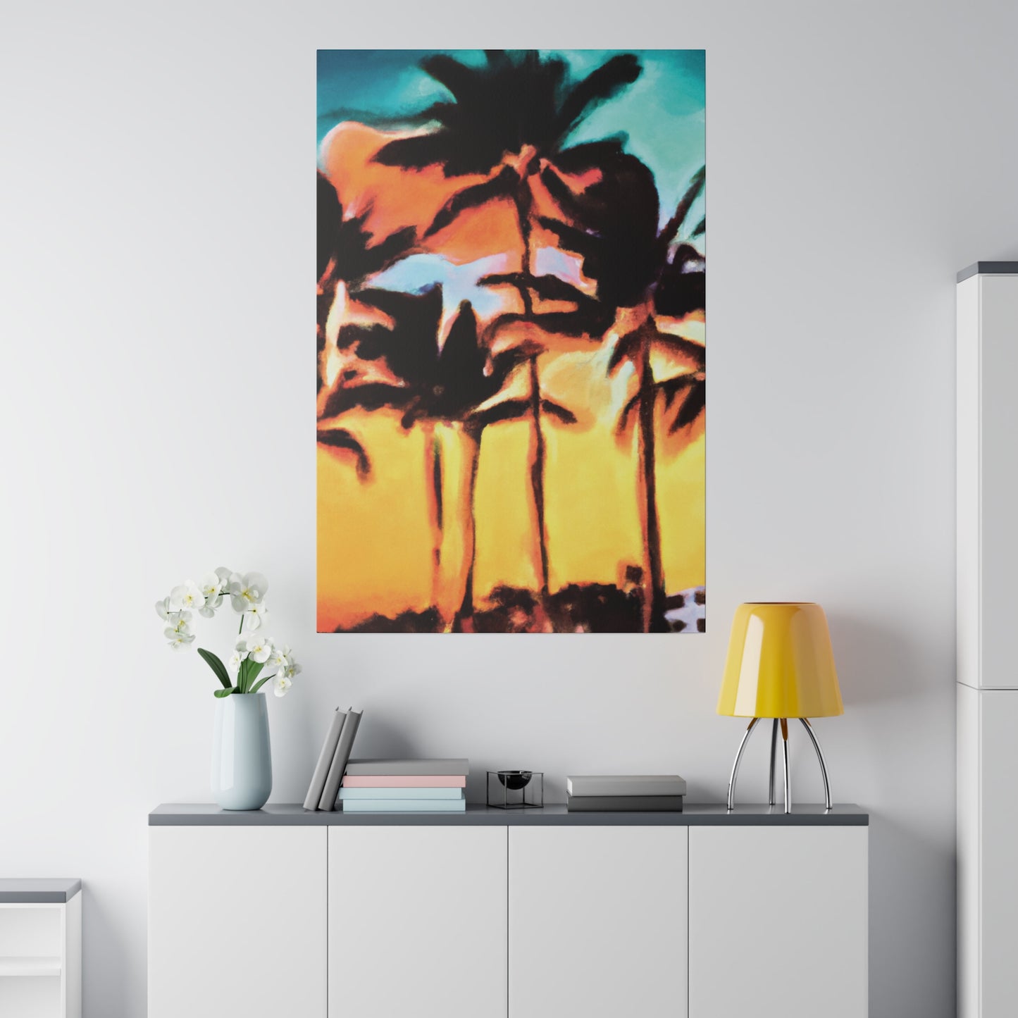 6306Z - Miami Beach Sunset Painting Print | Miami | Beach | Sunset | Poster | Home Decor | Wall Art | Canvas