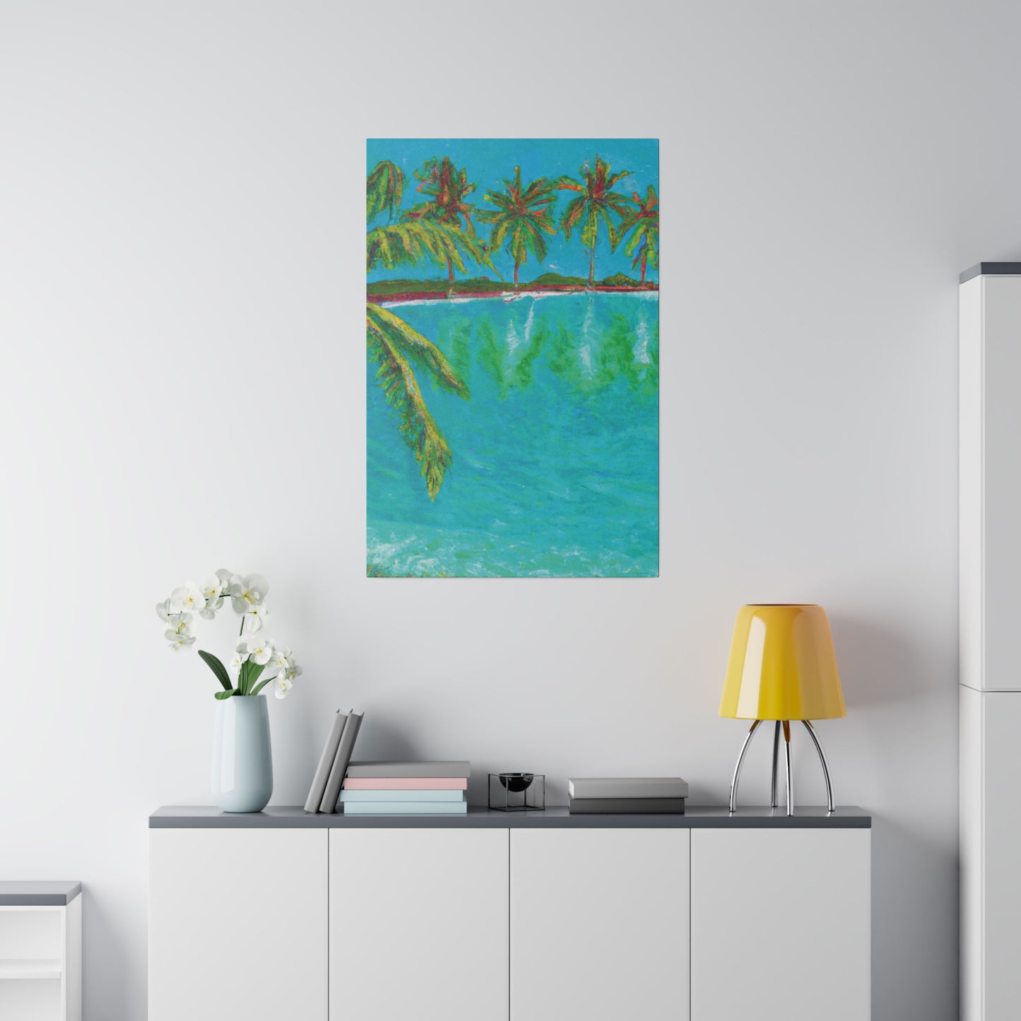 3255Q - Bahamas Ocean Painting Print | Bahamas | Ocean | Beach | Poster | Home Decor | Wall Art | Canvas