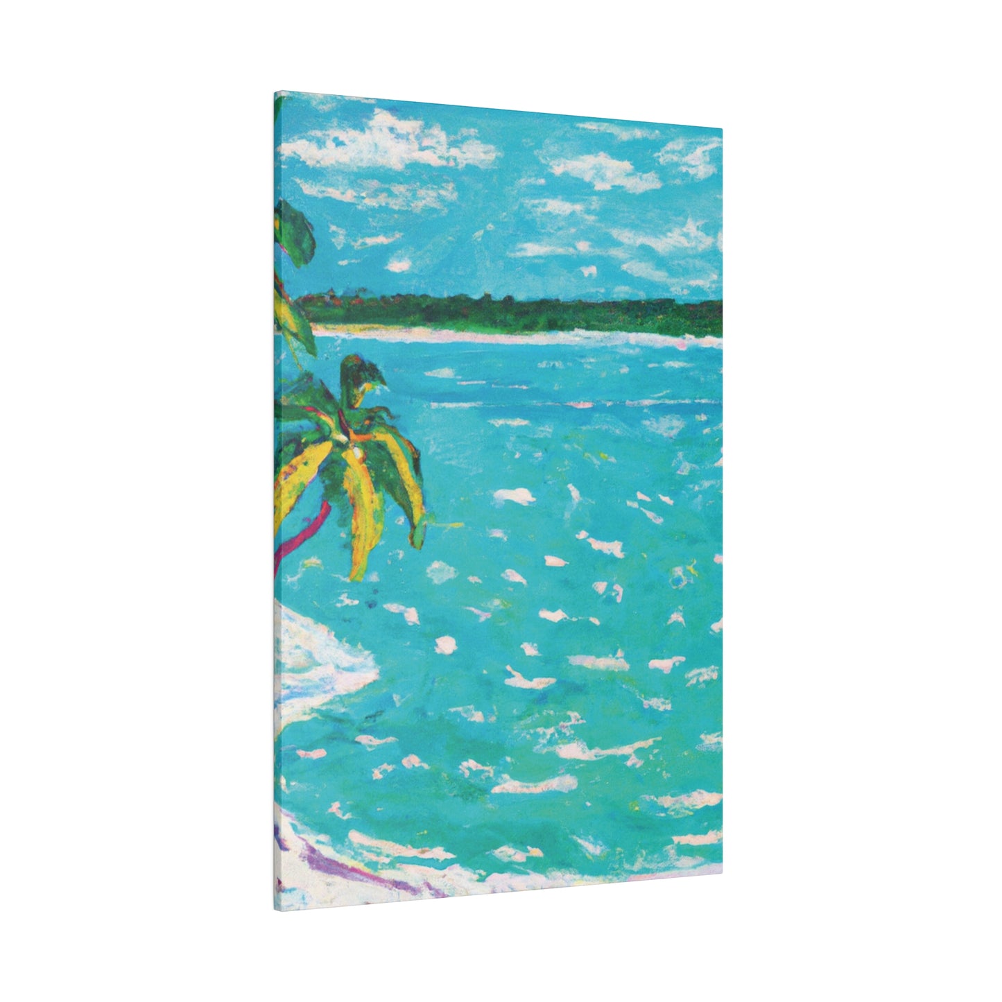 8278H - Bahamas Ocean Painting Print | Bahamas | Ocean | Beach | Poster | Home Decor | Wall Art | Canvas