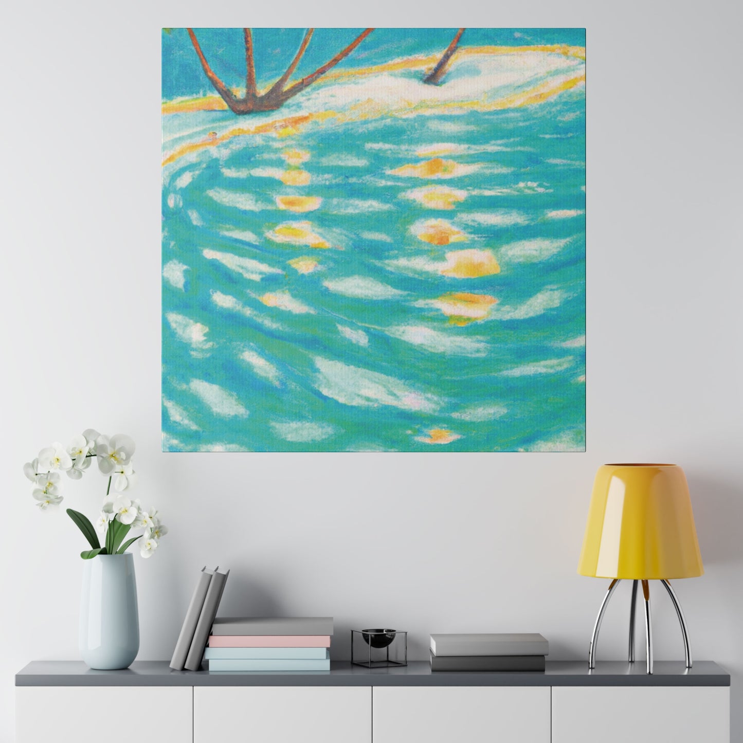 9029O - Bahamas Ocean Painting Print | Bahamas | Ocean | Beach | Poster | Home Decor | Wall Art | Canvas
