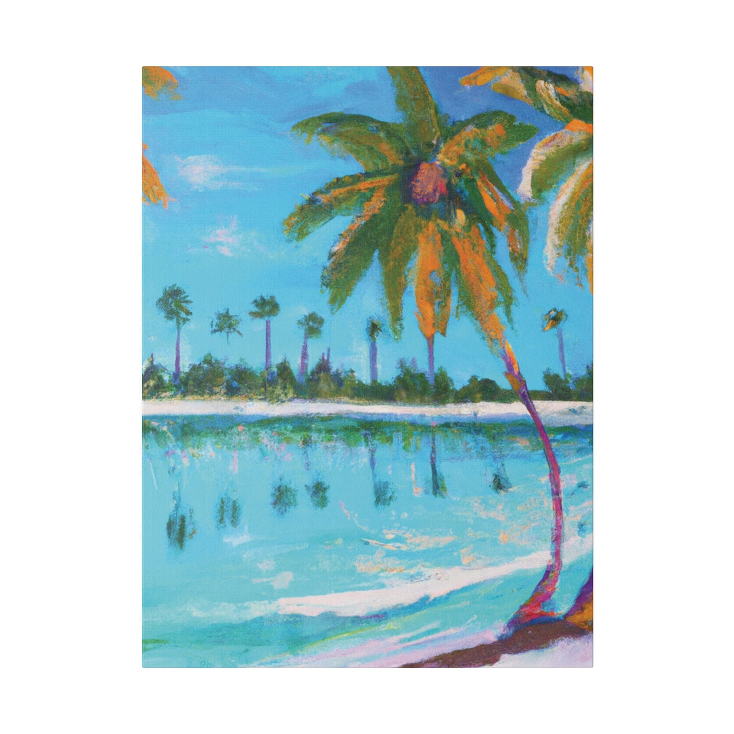 8723S - Bahamas Ocean Painting Print | Bahamas | Ocean | Beach | Poster | Home Decor | Wall Art | Canvas