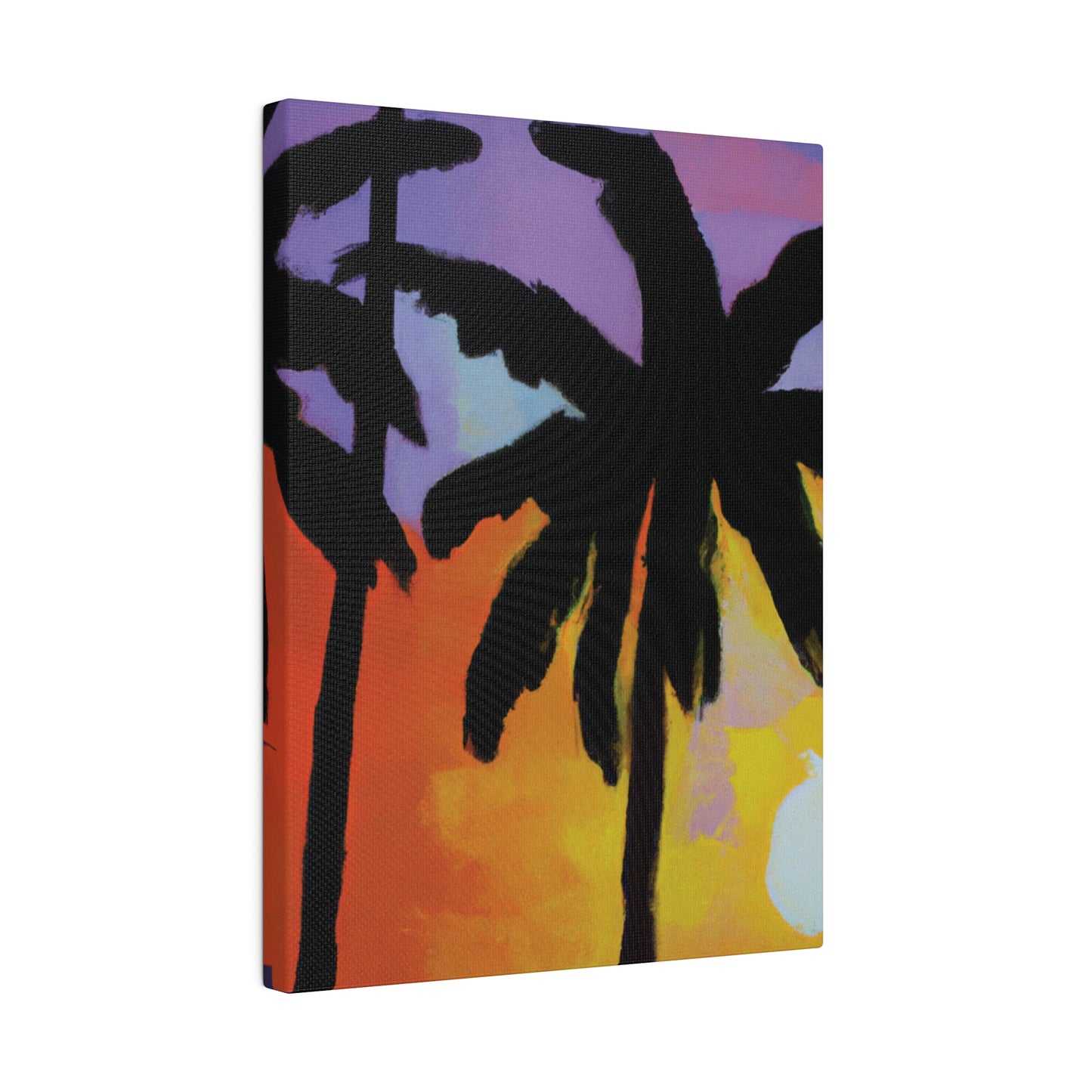 8594V - Miami Beach Sunset Painting Print | Miami | Beach | Sunset | Poster | Home Decor | Wall Art | Canvas