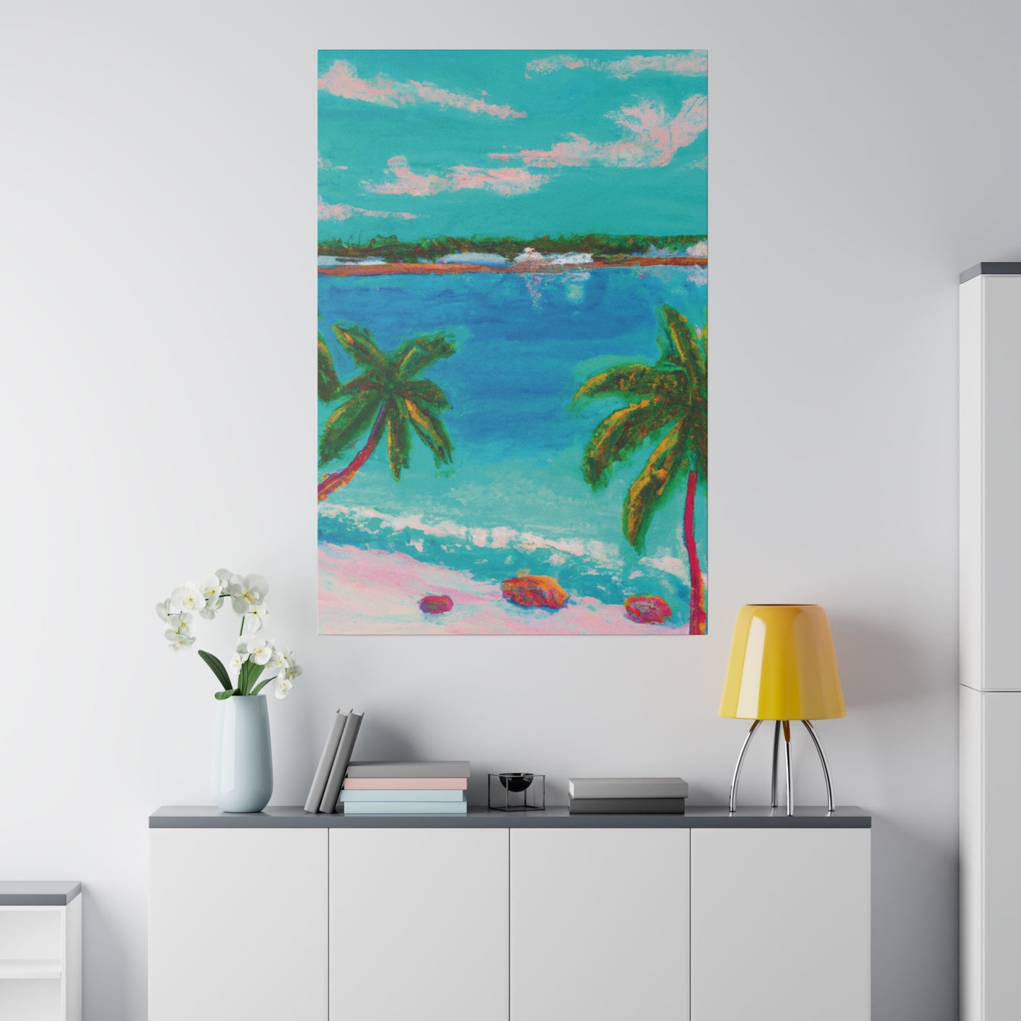 6836G - Bahamas Ocean Painting Print | Bahamas | Ocean | Beach | Poster | Home Decor | Wall Art | Canvas