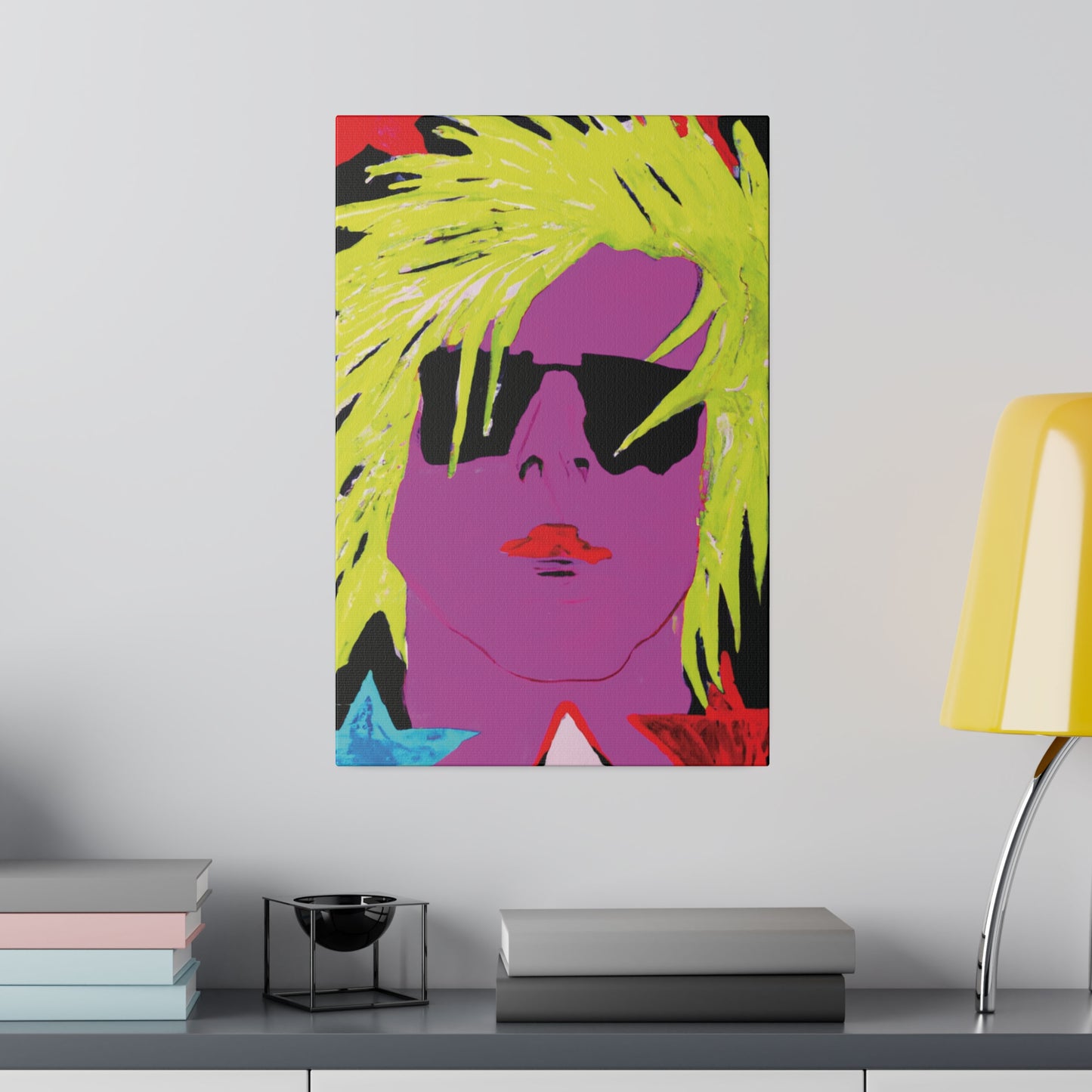 3271U - Rockstar Painting Print | Face | Abstract | Poster | Home Decor | Wall Art | Music Art | Canvas