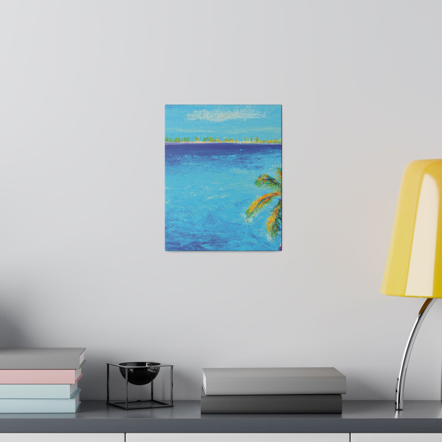 7666Q - Bahamas Ocean Painting Print | Bahamas | Ocean | Beach | Poster | Home Decor | Wall Art | Canvas