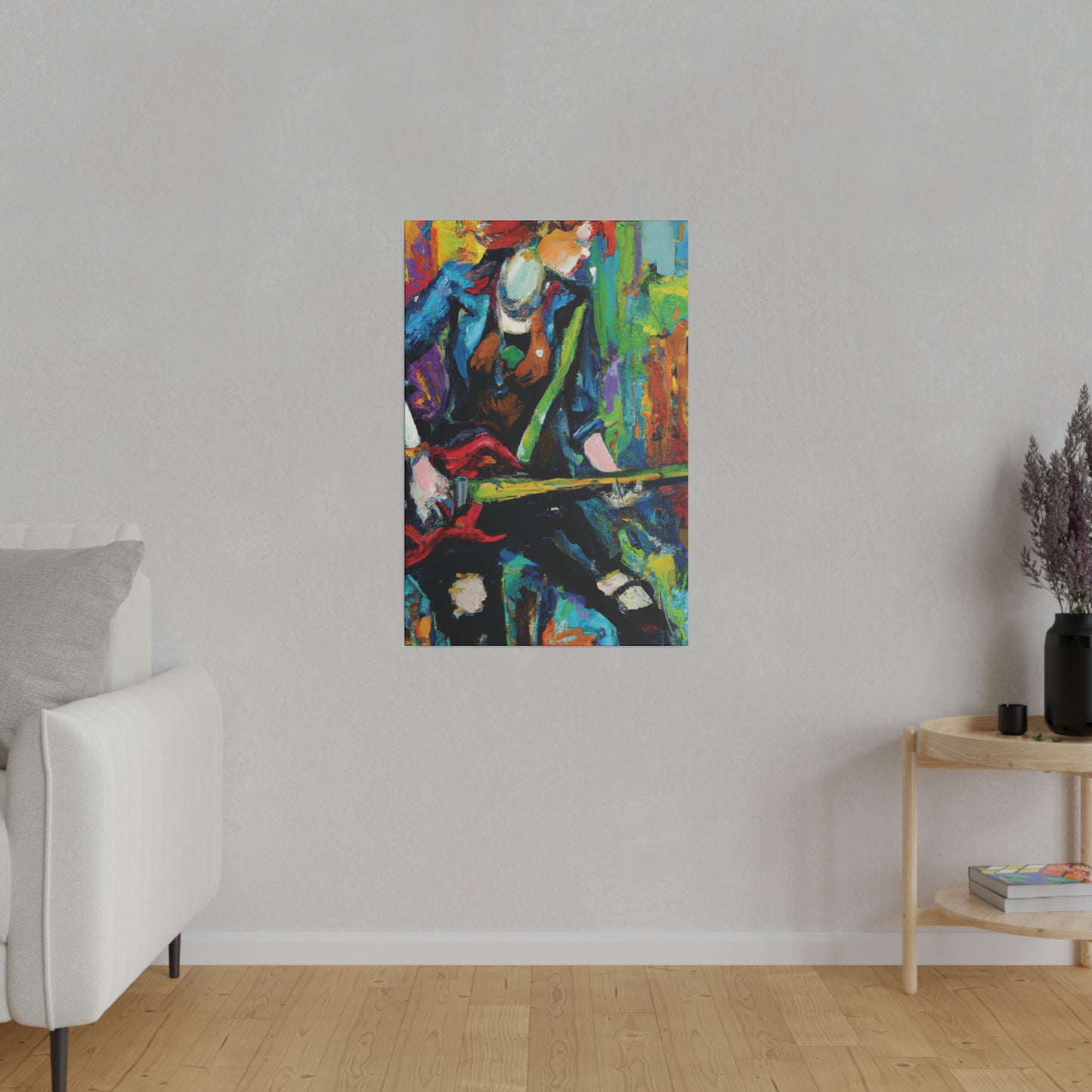 2285H - Rockstar Oil Painting Style Print | Poster | Home Decor | Wall Art | Music Art | Canvas