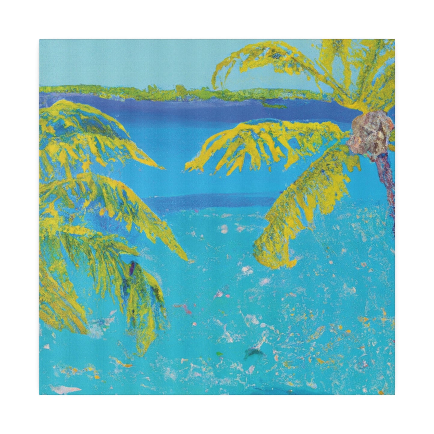 9282F - Bahamas Ocean Painting Print | Bahamas | Ocean | Beach | Poster | Home Decor | Wall Art | Canvas
