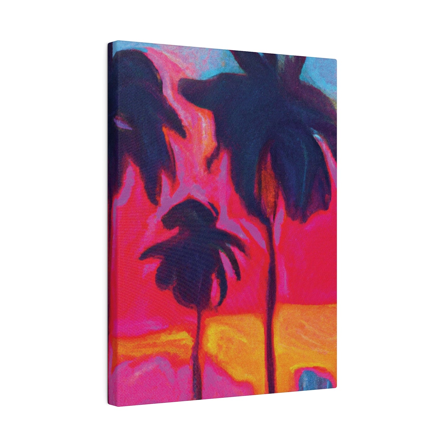 4879H - Miami Beach Sunset Painting Print | Miami | Beach | Sunset | Poster | Home Decor | Wall Art | Canvas