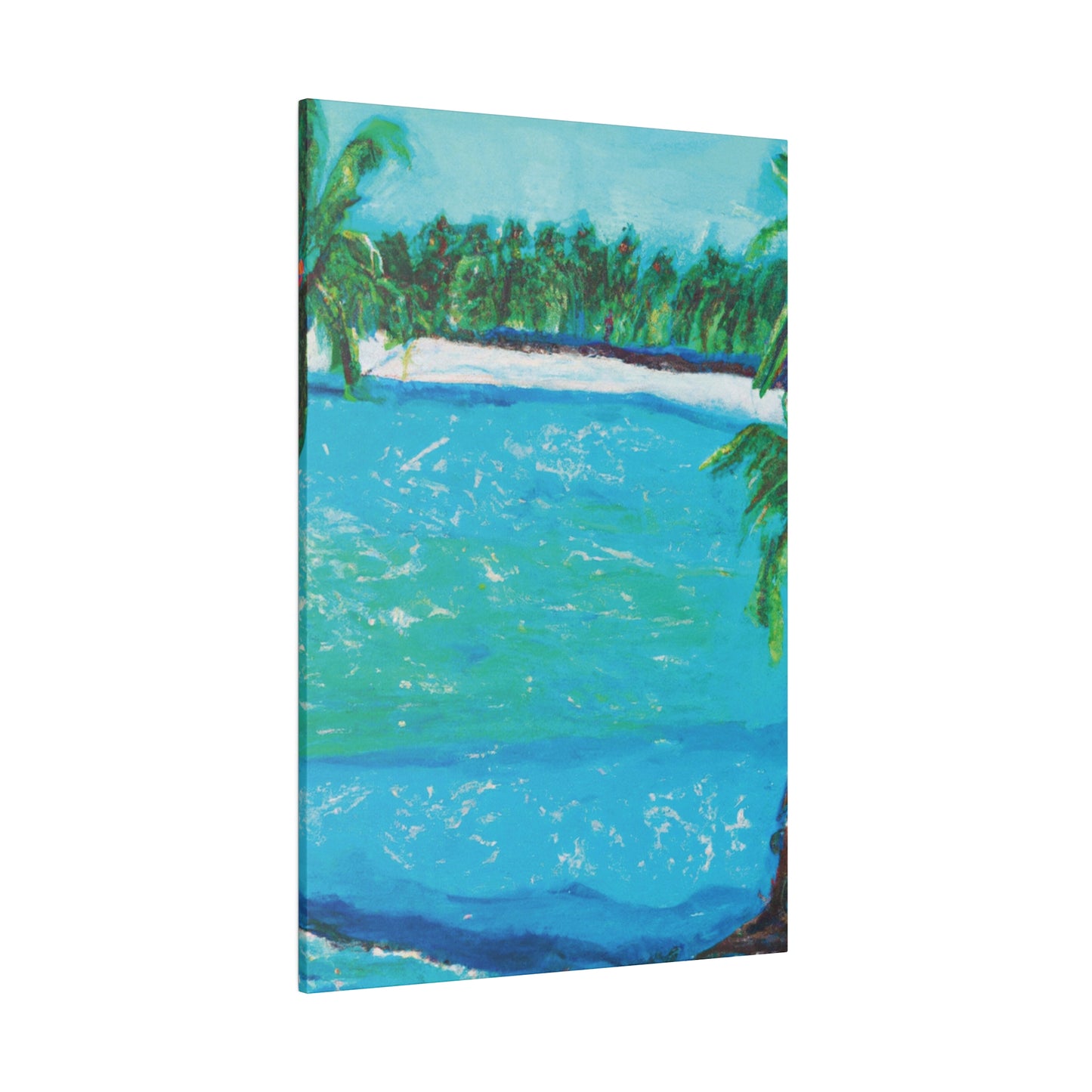 3234T - Bahamas Ocean Painting Print | Bahamas | Ocean | Beach | Poster | Home Decor | Wall Art | Canvas