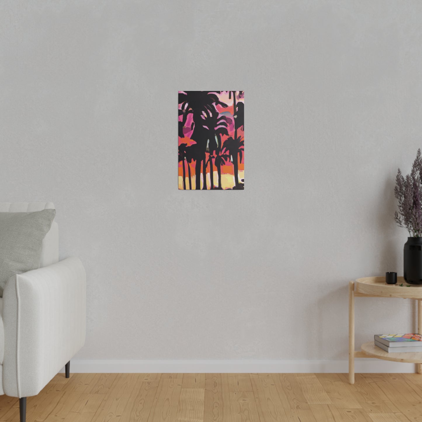 8741N - Miami Beach Sunset Painting Print | Miami | Beach | Sunset | Poster | Home Decor | Wall Art | Canvas