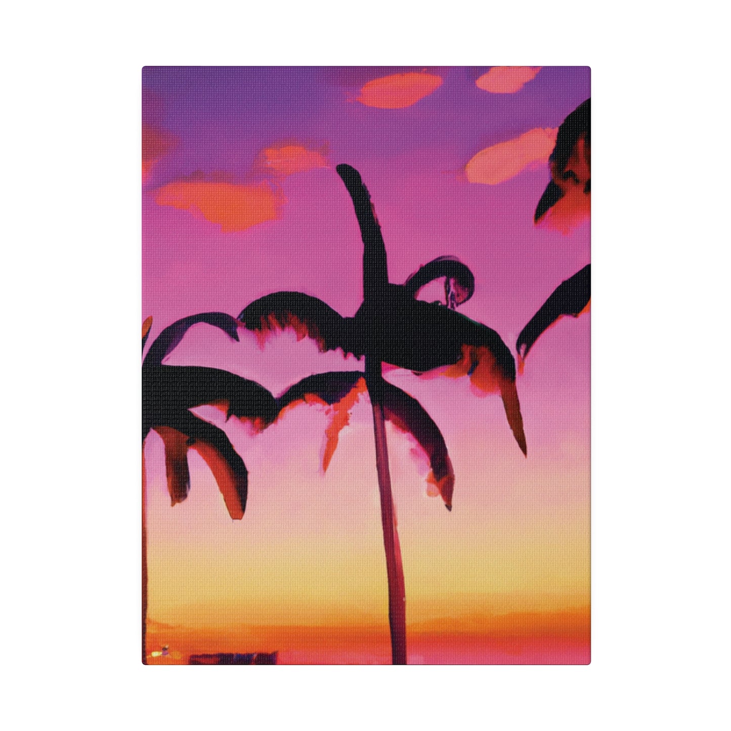 5426A - Miami Beach Sunset Painting Print | Miami | Beach | Sunset | Poster | Home Decor | Wall Art | Canvas