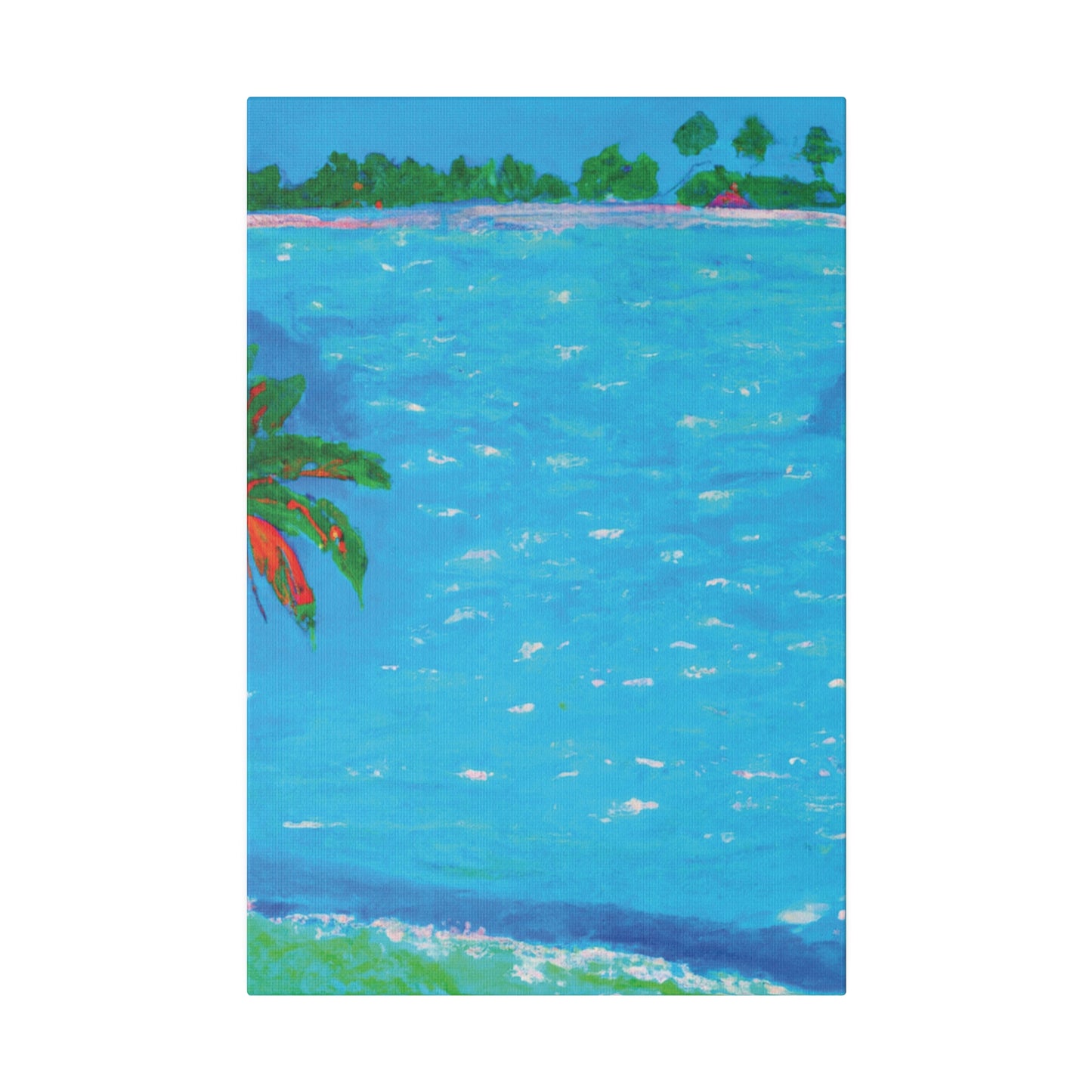 5286G - Bahamas Ocean Painting Print | Bahamas | Ocean | Beach | Poster | Home Decor | Wall Art | Canvas