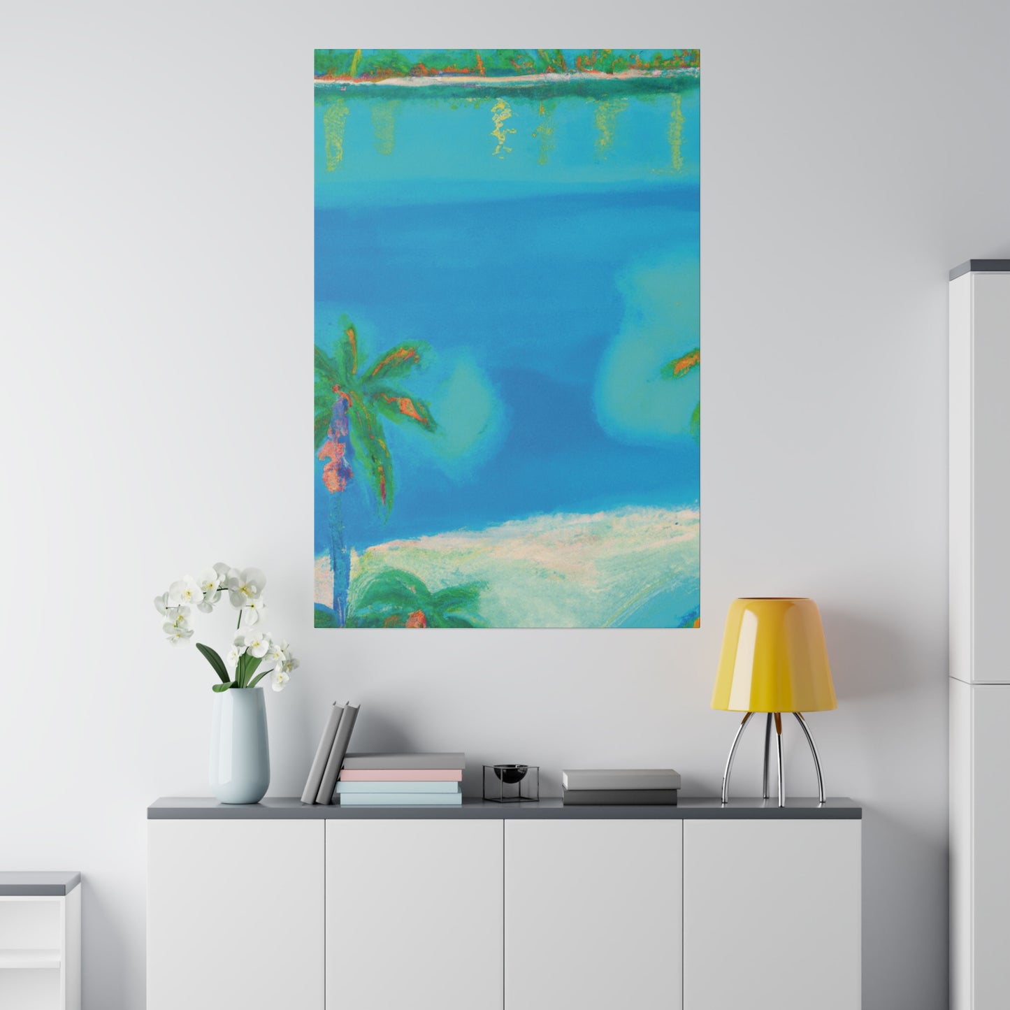 4785X - Bahamas Ocean Painting Print | Bahamas | Ocean | Beach | Poster | Home Decor | Wall Art | Canvas