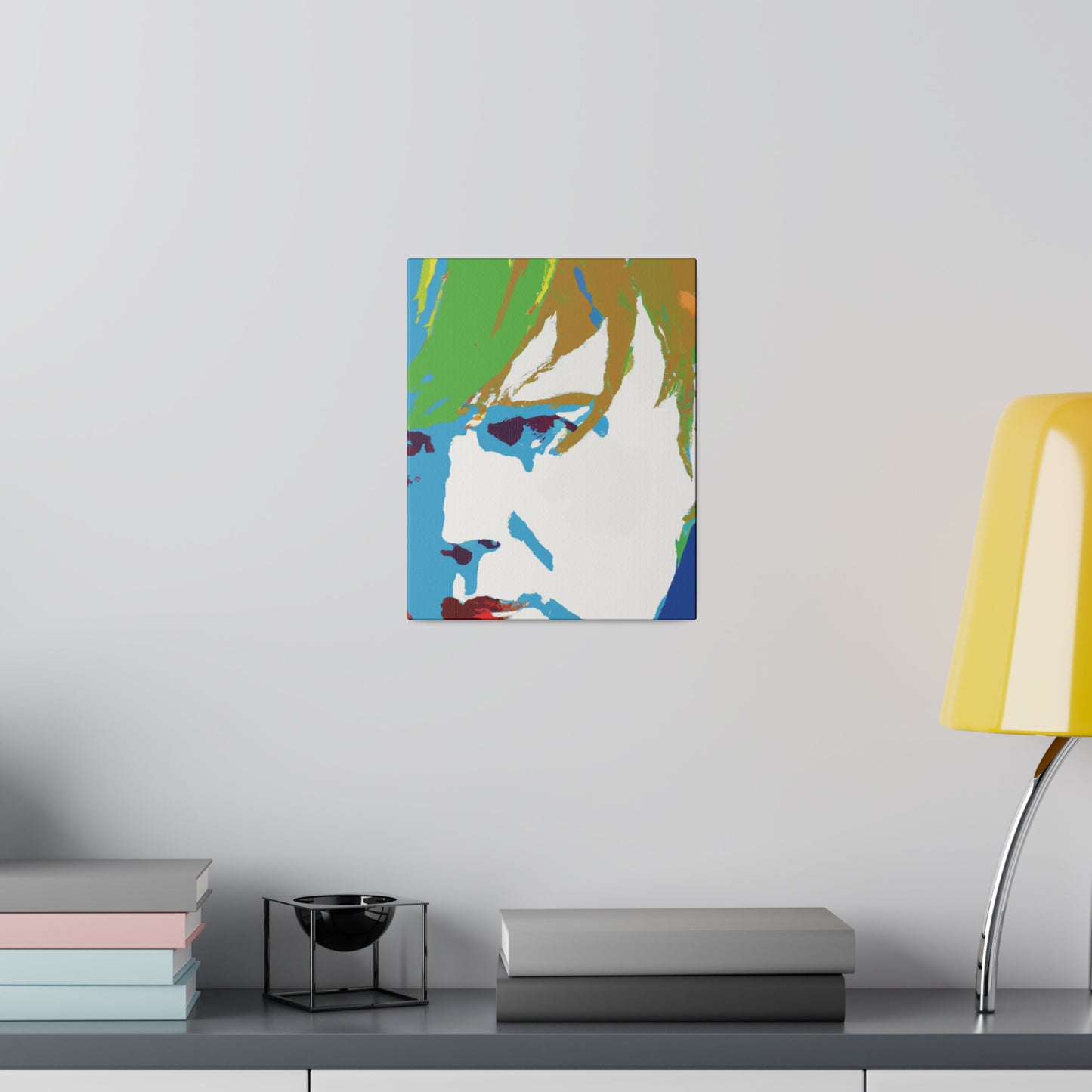 2179J - Rockstar Painting Print | Face | Abstract | Poster | Home Decor | Wall Art | Music Art | Canvas