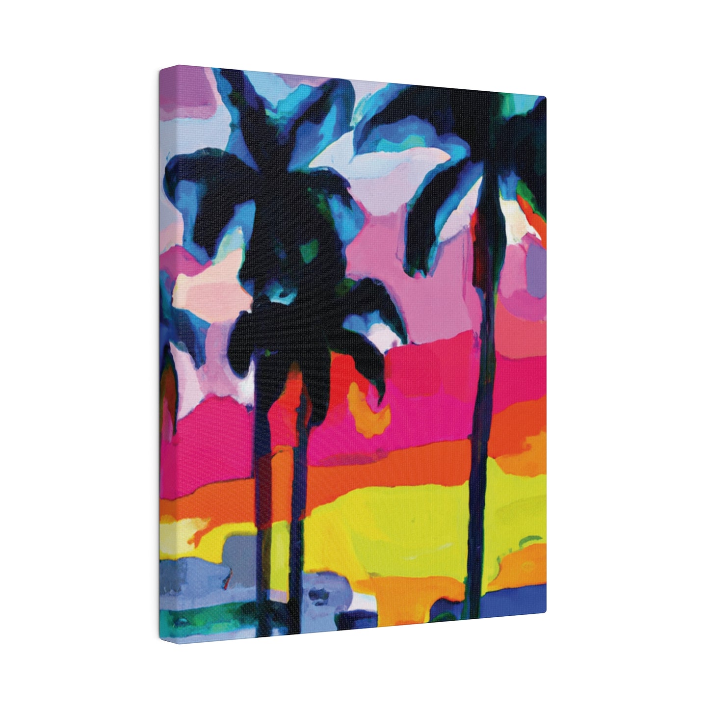 9342C - Miami Beach Sunset Painting Print | Miami | Beach | Sunset | Poster | Home Decor | Wall Art | Canvas