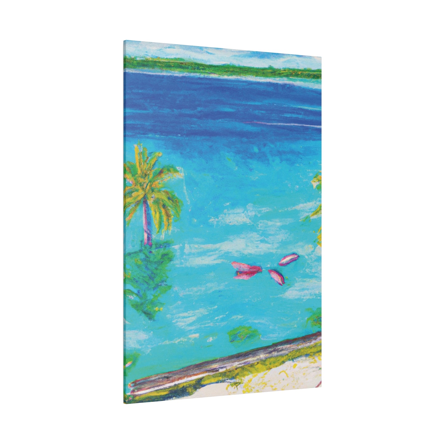 9387Q - Bahamas Ocean Painting Print | Bahamas | Ocean | Beach | Poster | Home Decor | Wall Art | Canvas