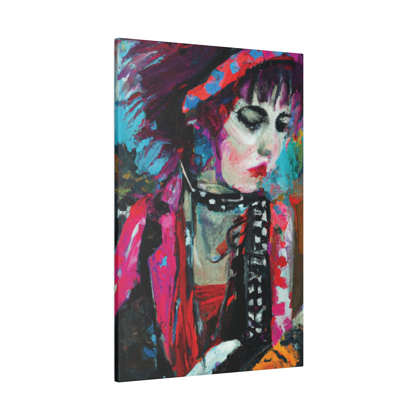 9225T - Rockstar Oil Painting Style Print | Poster | Home Decor | Wall Art | Music Art | Canvas