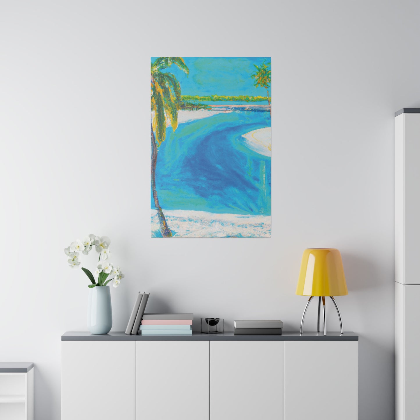 9106H - Bahamas Ocean Painting Print | Bahamas | Ocean | Beach | Poster | Home Decor | Wall Art | Canvas