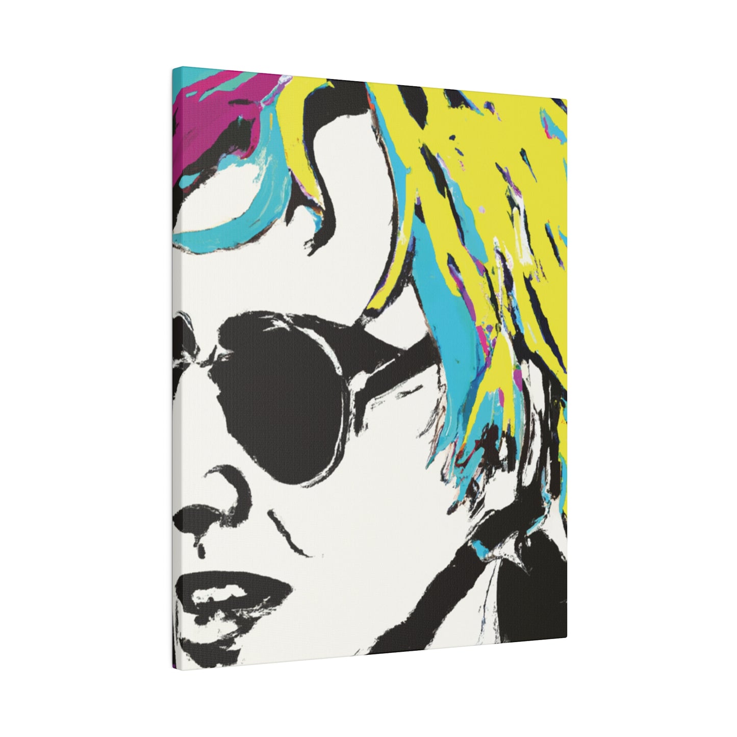 3921R - Rockstar Painting Print | Face | Abstract | Poster | Home Decor | Wall Art | Music Art | Canvas