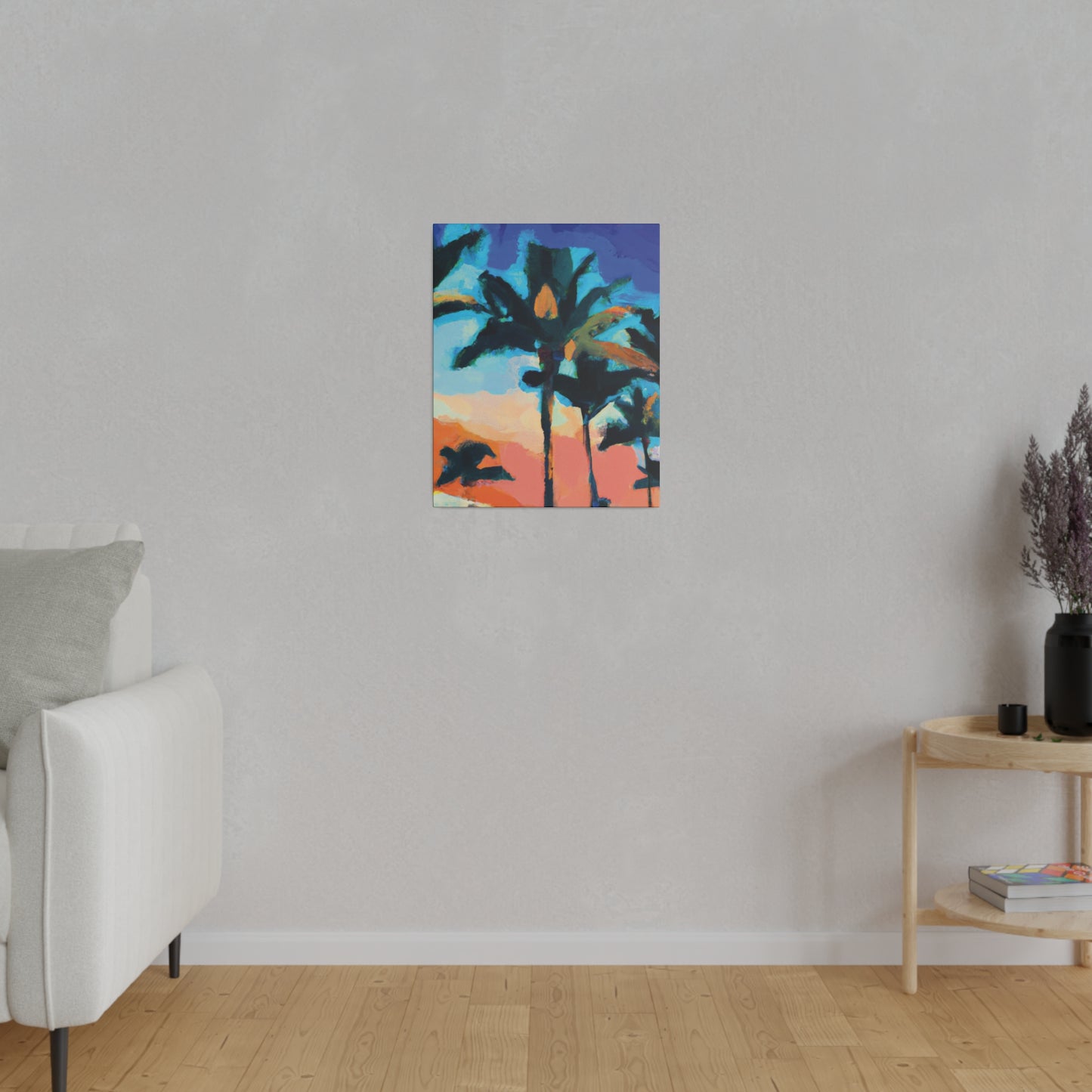 5637G - Miami Beach Sunset Painting Print | Miami | Beach | Sunset | Poster | Home Decor | Wall Art | Canvas