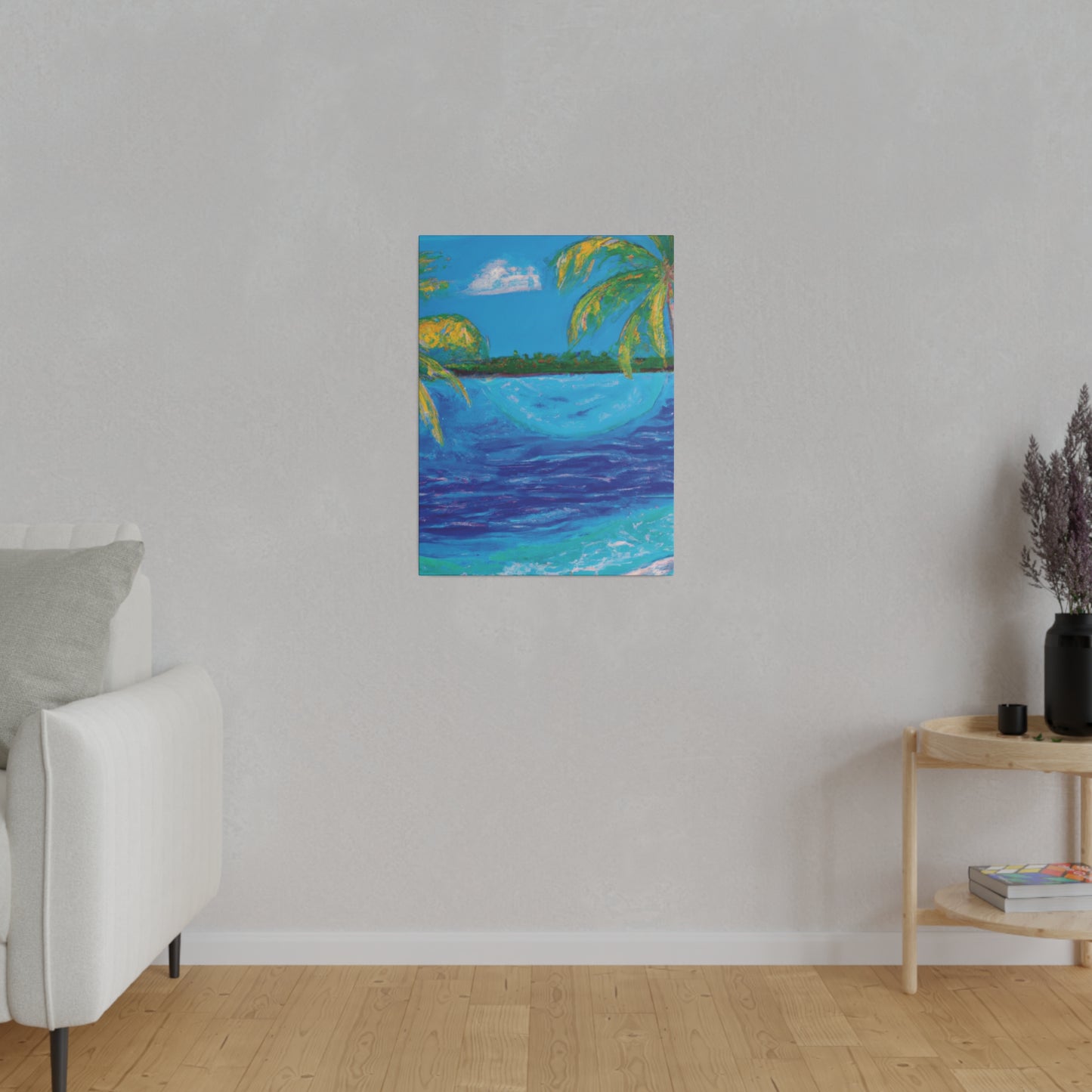6704T - Bahamas Ocean Painting Print | Bahamas | Ocean | Beach | Poster | Home Decor | Wall Art | Canvas