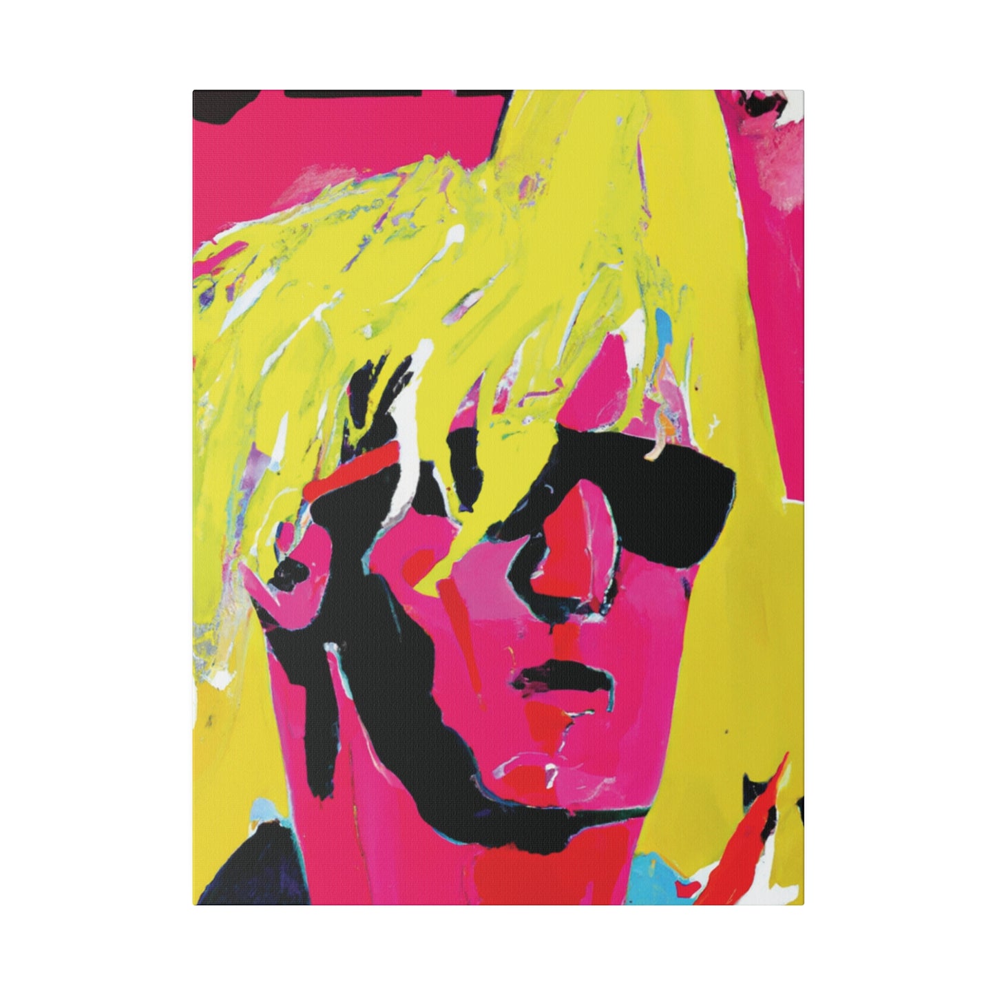 5130P - Rockstar Painting Print | Face | Abstract | Poster | Home Decor | Wall Art | Music Art | Canvas