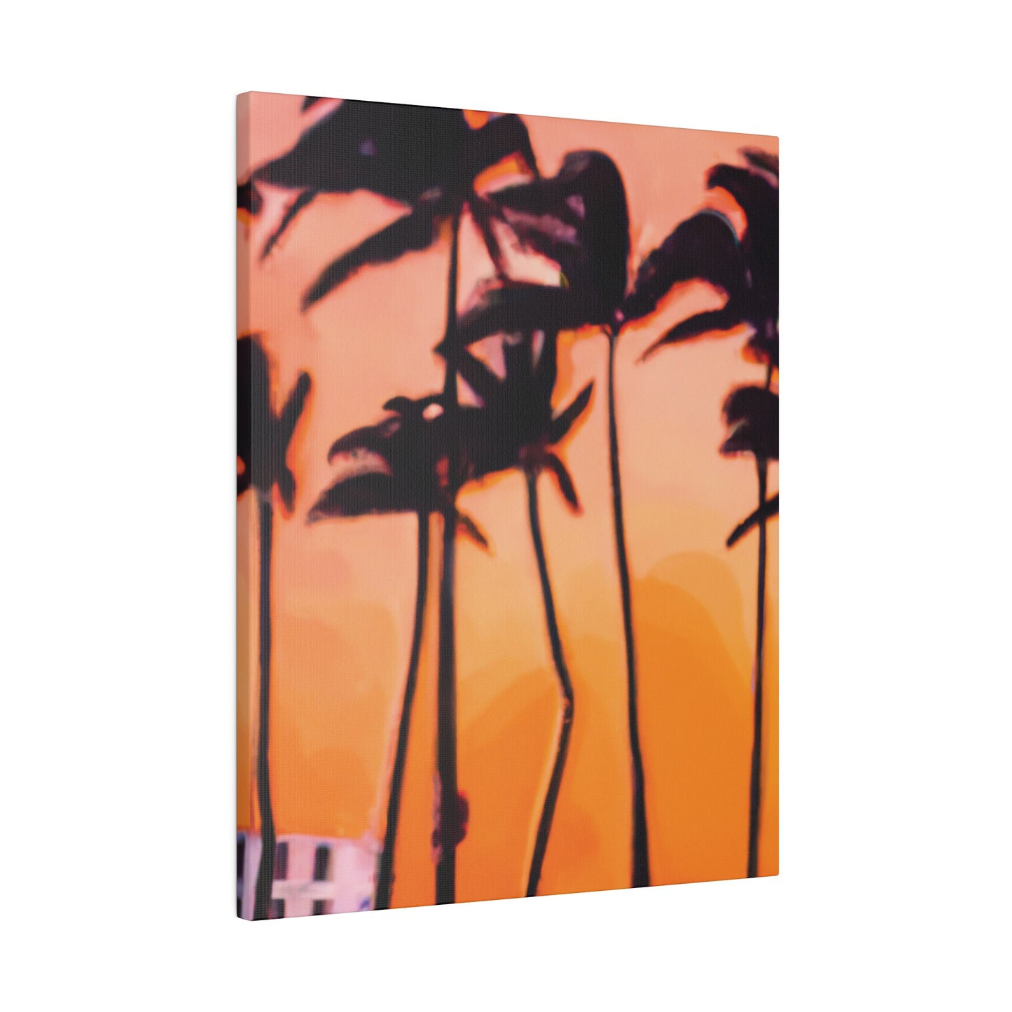 9837K - Miami Beach Sunset Painting Print | Miami | Beach | Sunset | Poster | Home Decor | Wall Art | Canvas