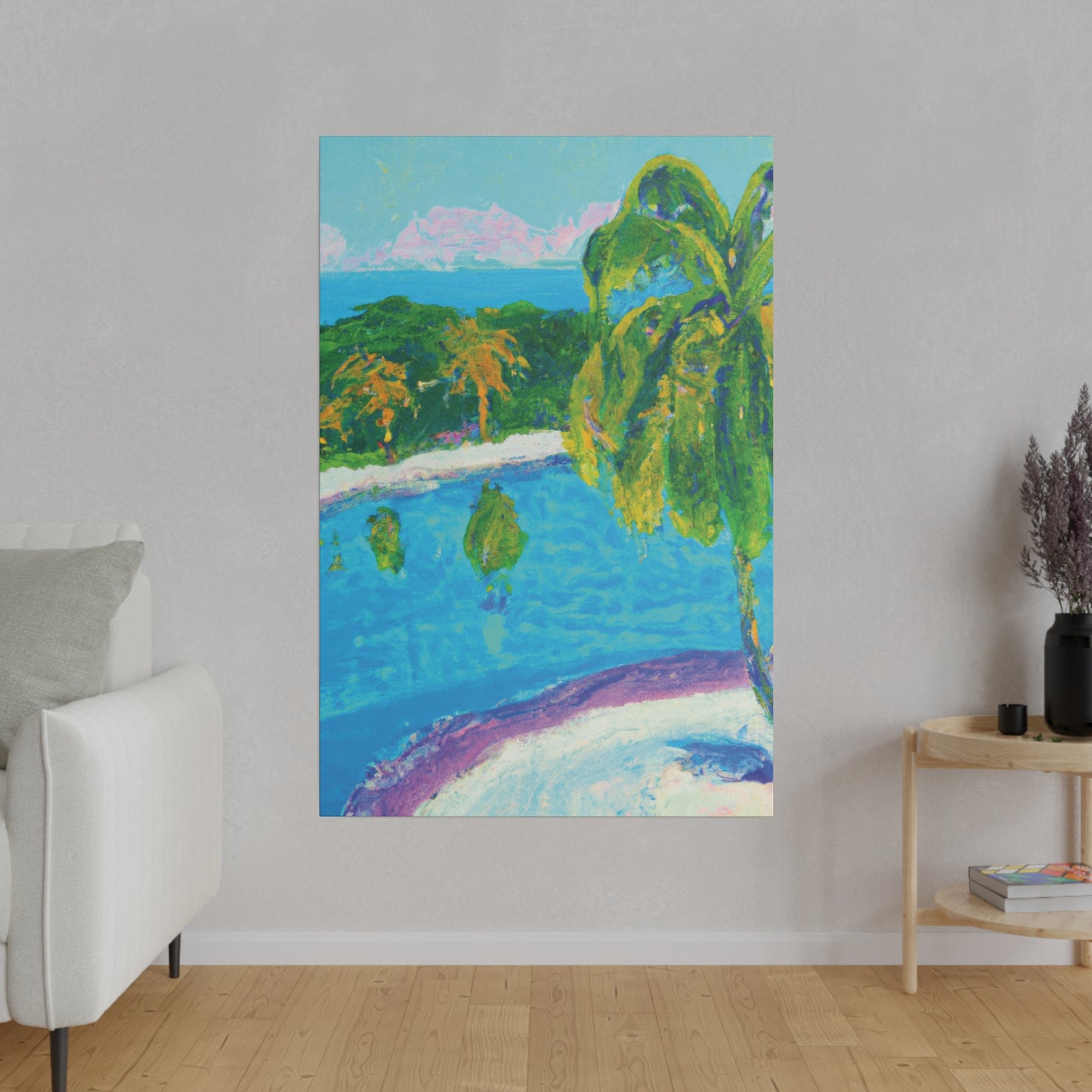 3281F - Bahamas Ocean Painting Print | Bahamas | Ocean | Beach | Poster | Home Decor | Wall Art | Canvas