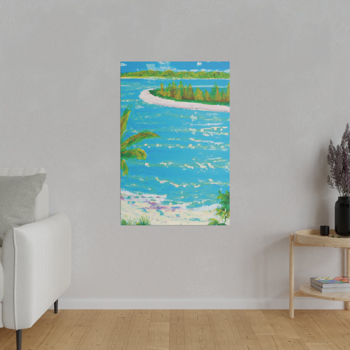 9555G - Bahamas Ocean Painting Print | Bahamas | Ocean | Beach | Poster | Home Decor | Wall Art | Canvas